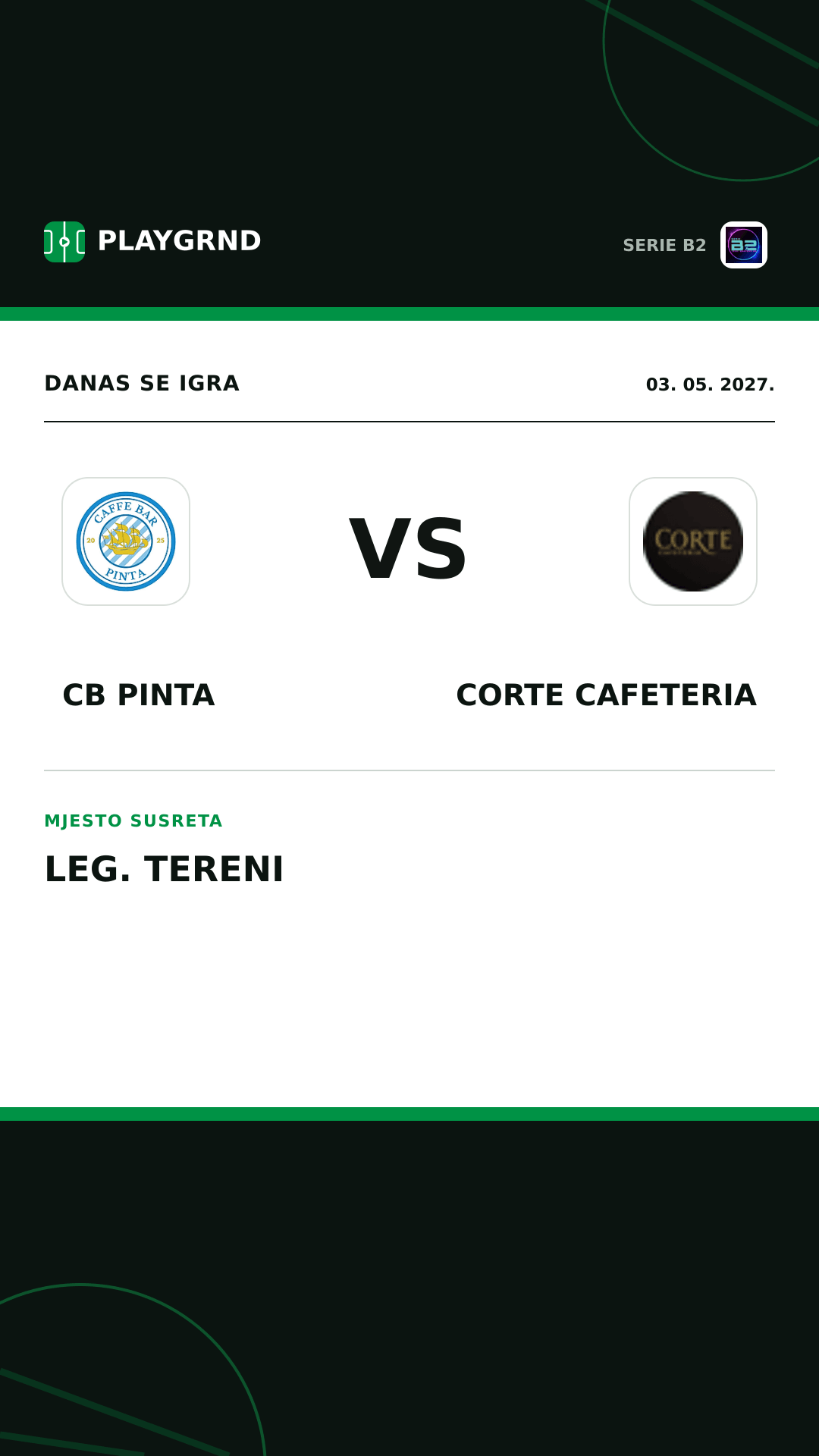 Instagram slika: CB Pinta vs Corte Cafeteria