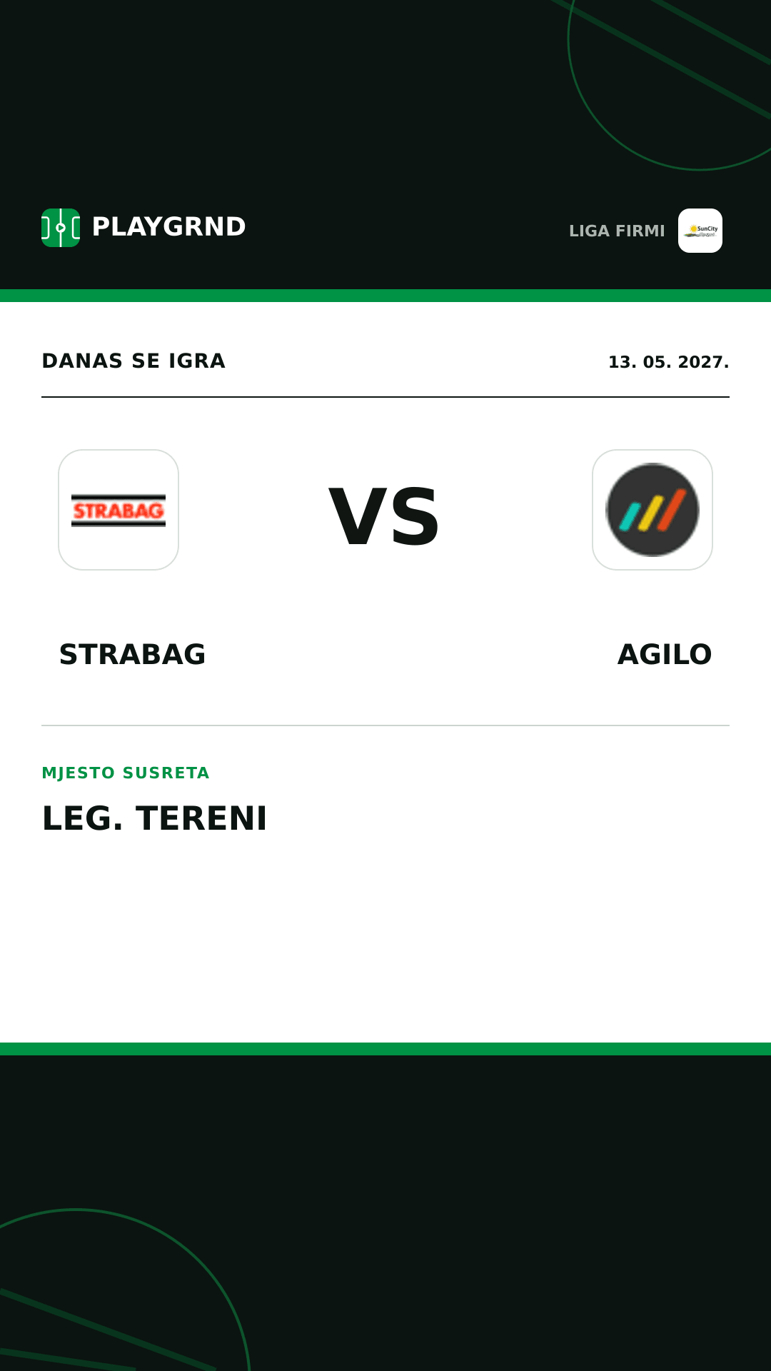 Instagram slika: Strabag vs Agilo