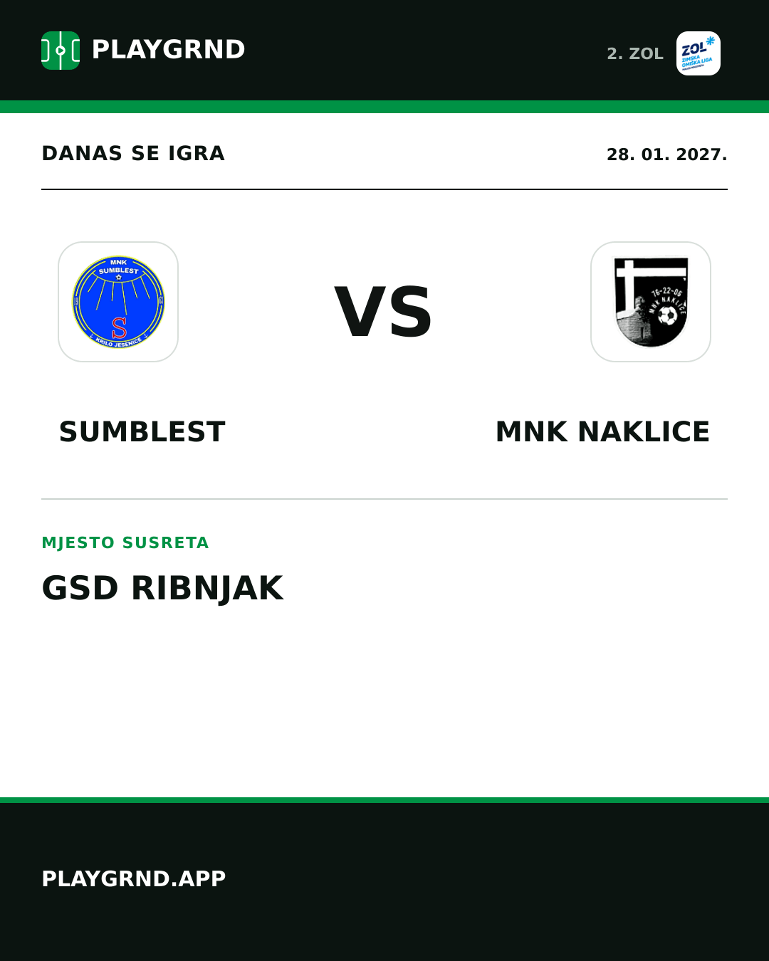 Instagram slika: Sumblest vs MNK Naklice