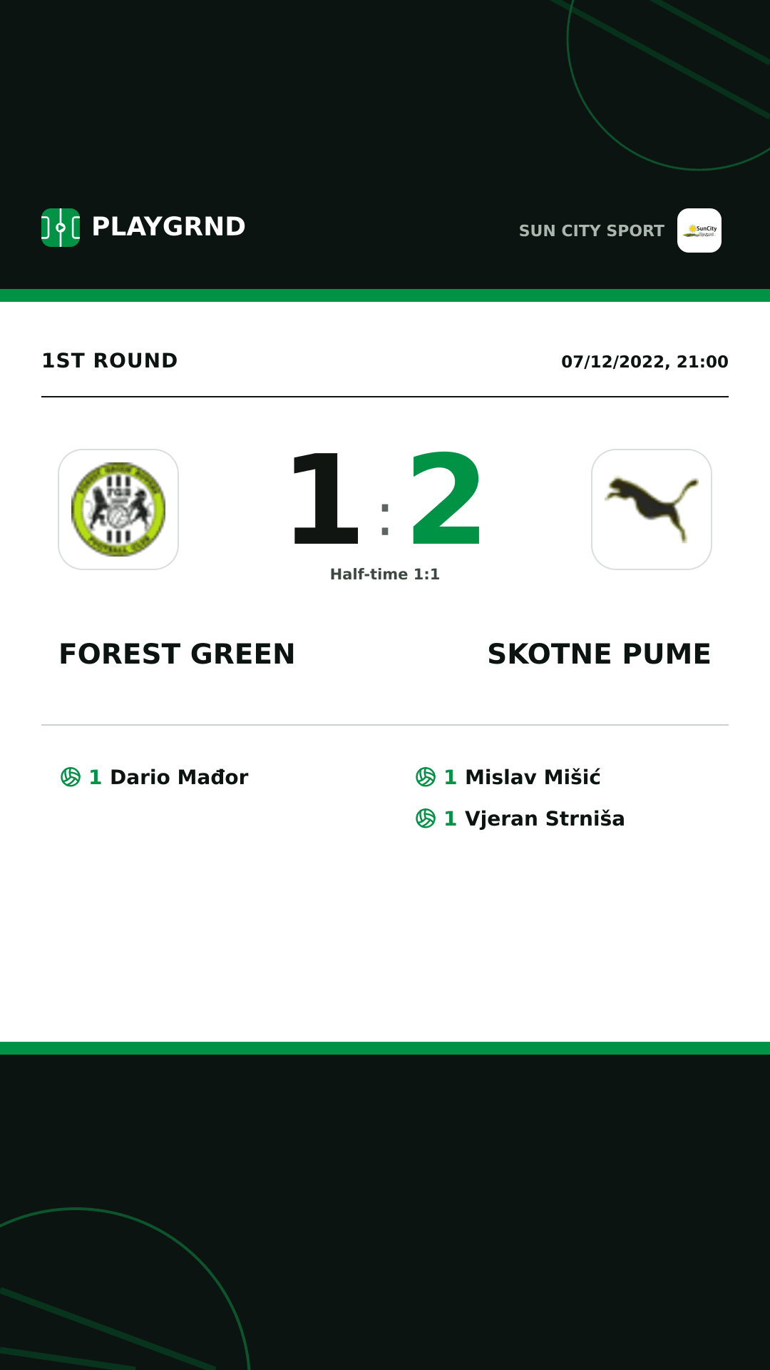 Instagram artwork: Forest Green 1:2 Skotne Pume