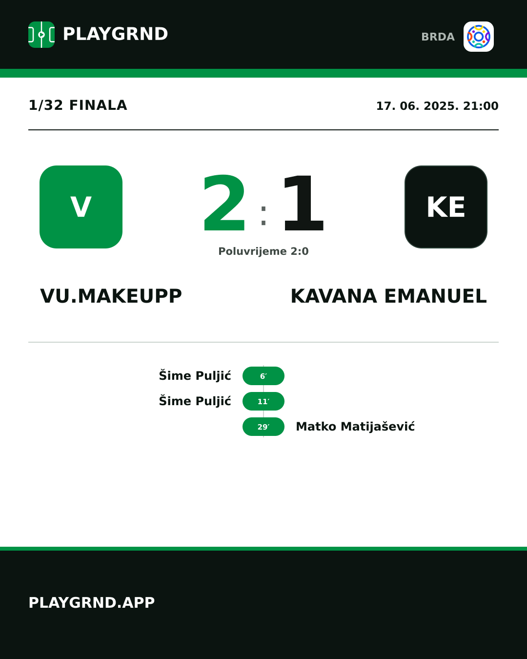 Instagram slika: Vu.makeupp 2:1 Kavana Emanuel