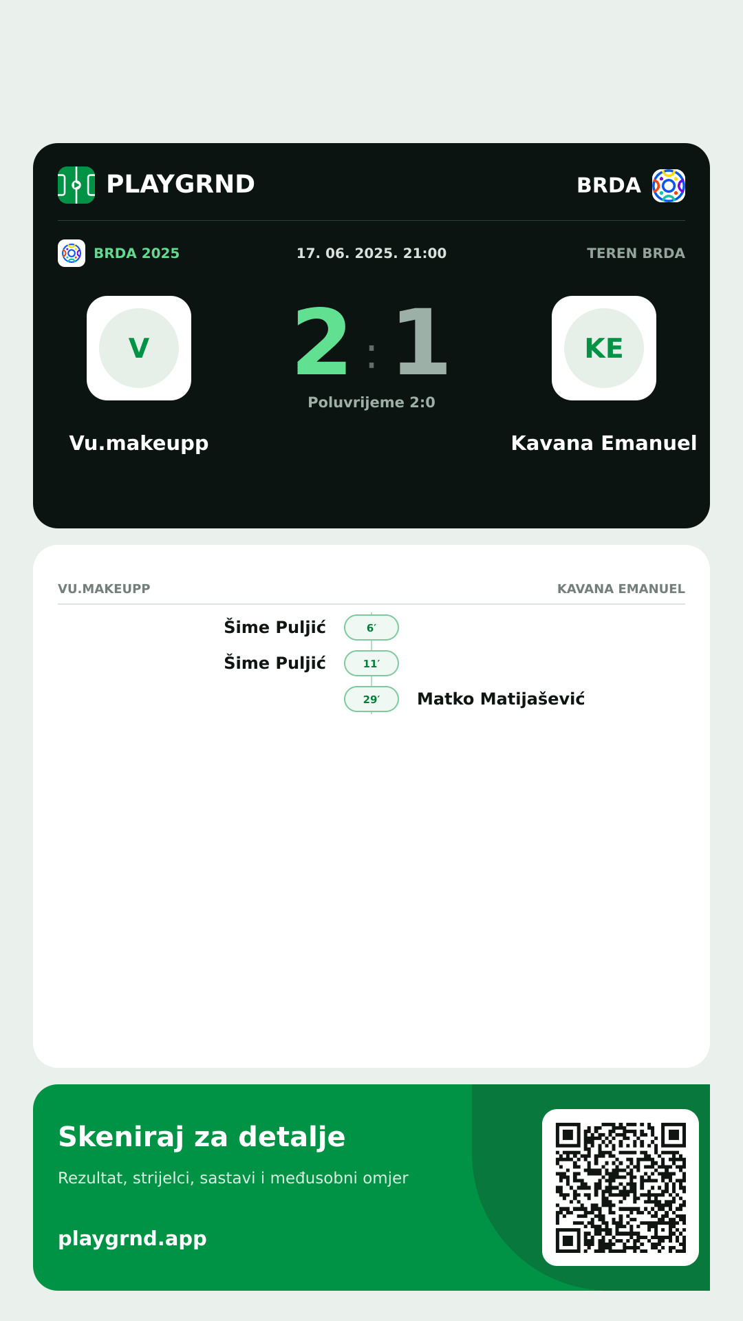 Story slika: Vu.makeupp 2:1 Kavana Emanuel