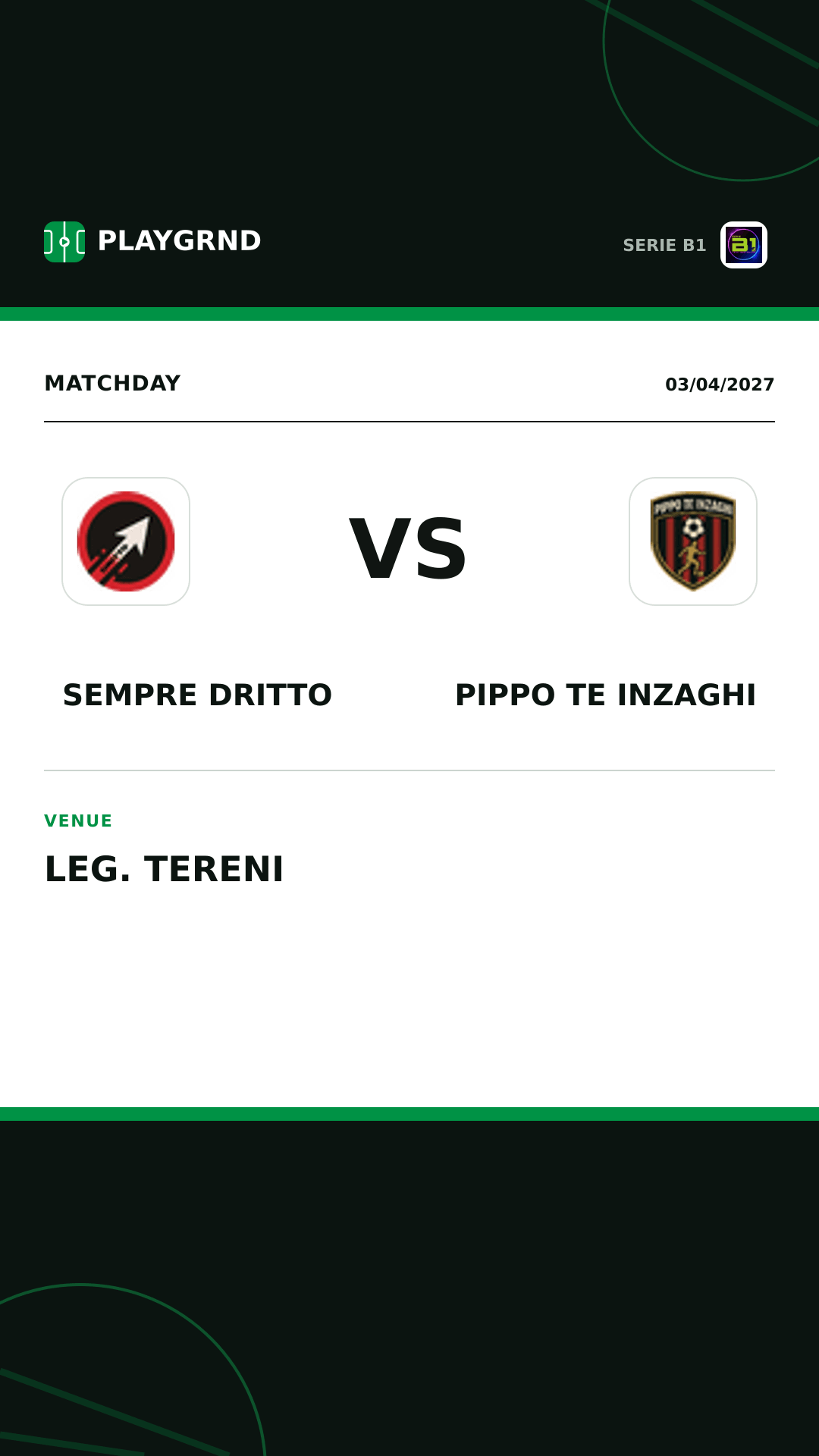 Instagram artwork: Sempre Dritto vs Pippo TE Inzaghi