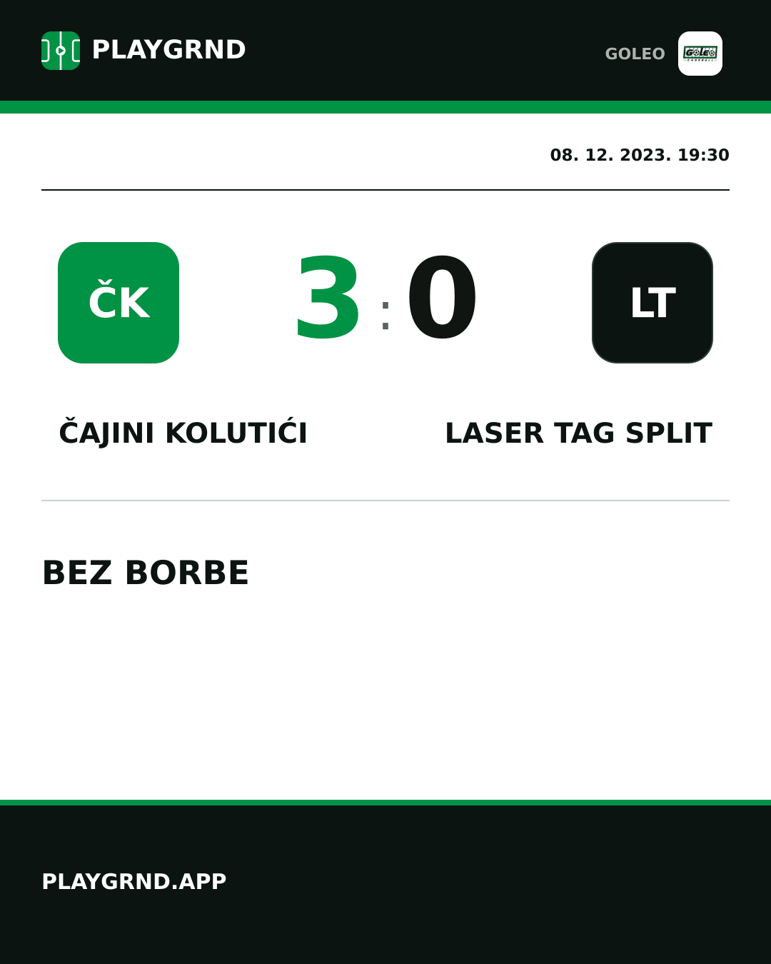 Instagram slika: Čajini kolutići 3:0 Laser tag Split