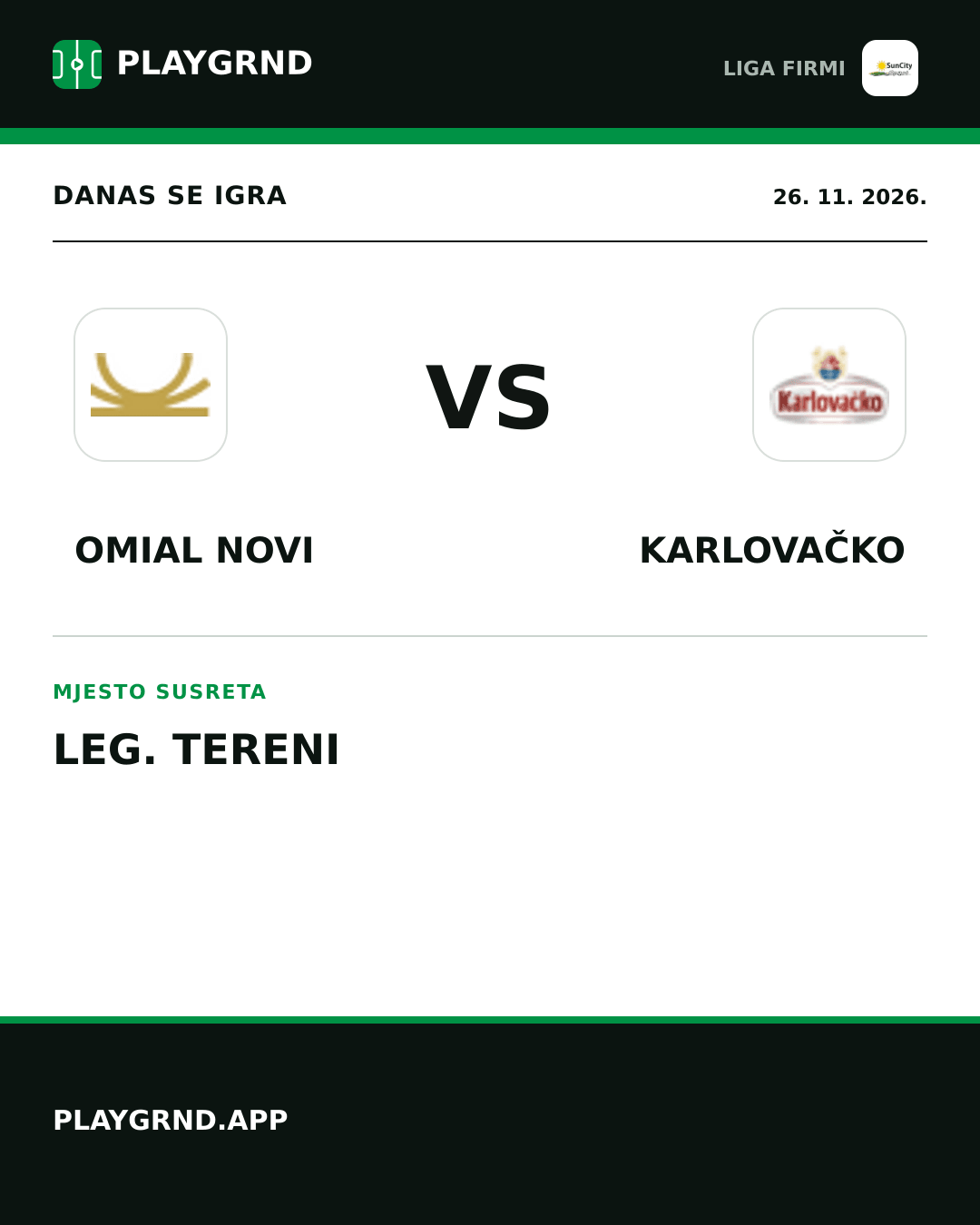 Instagram slika: Omial Novi vs Karlovačko