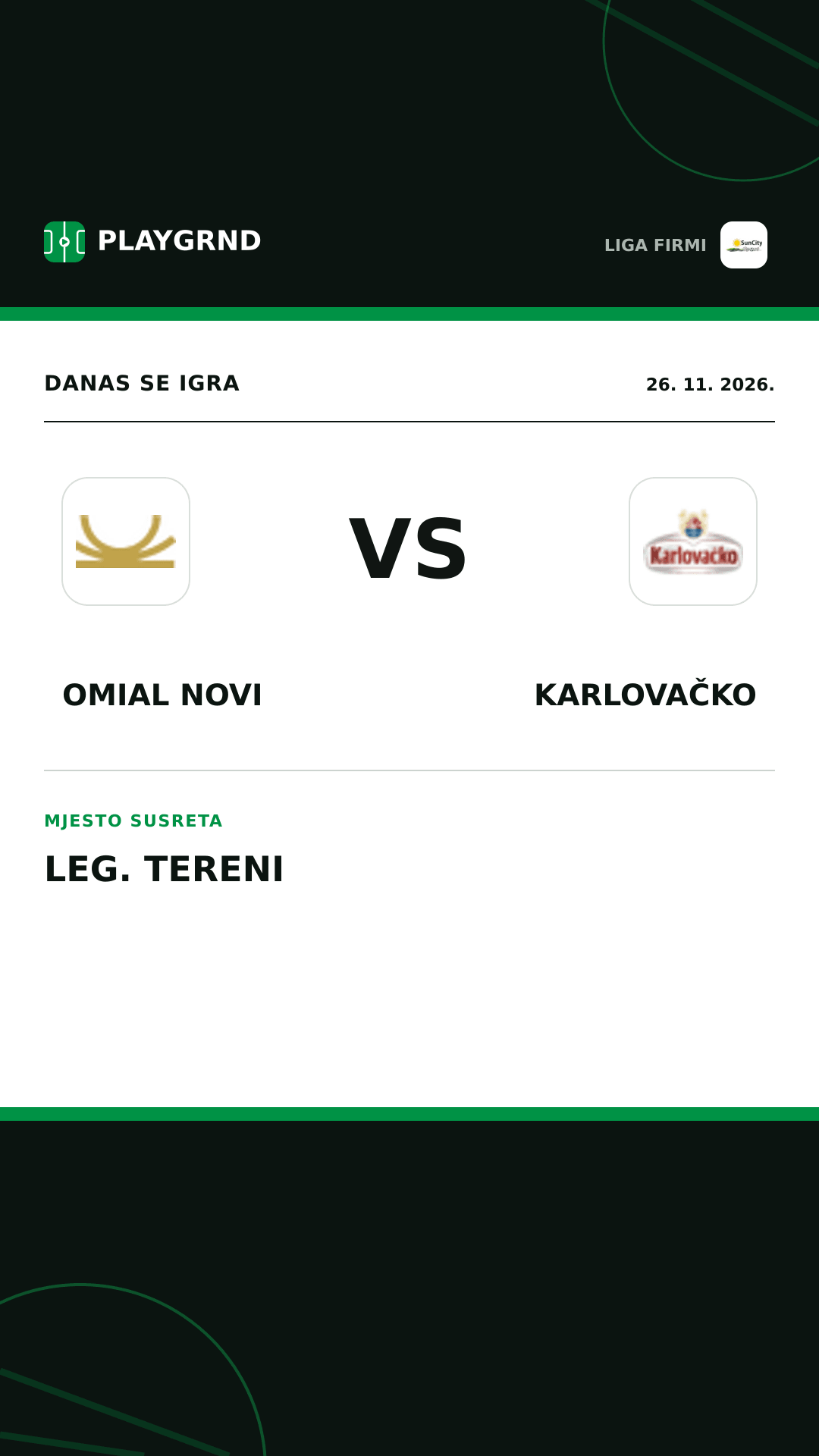 Instagram slika: Omial Novi vs Karlovačko