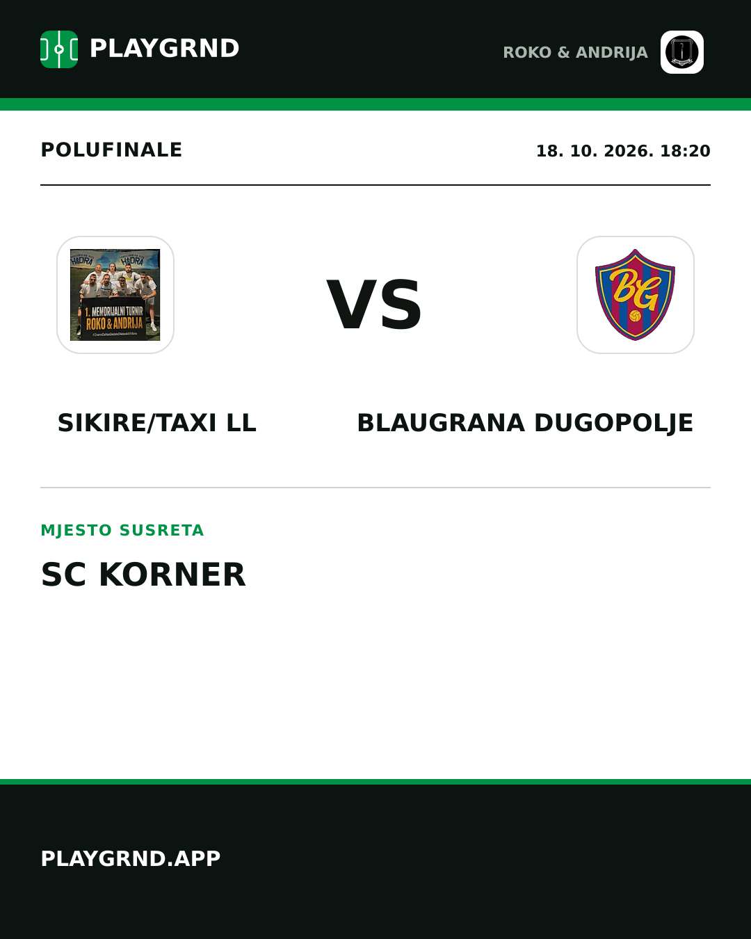 Instagram slika: Sikire/Taxi LL vs Blaugrana Dugopolje