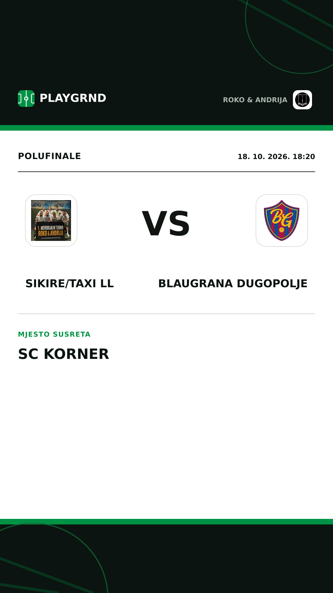 Instagram slika: Sikire/Taxi LL vs Blaugrana Dugopolje