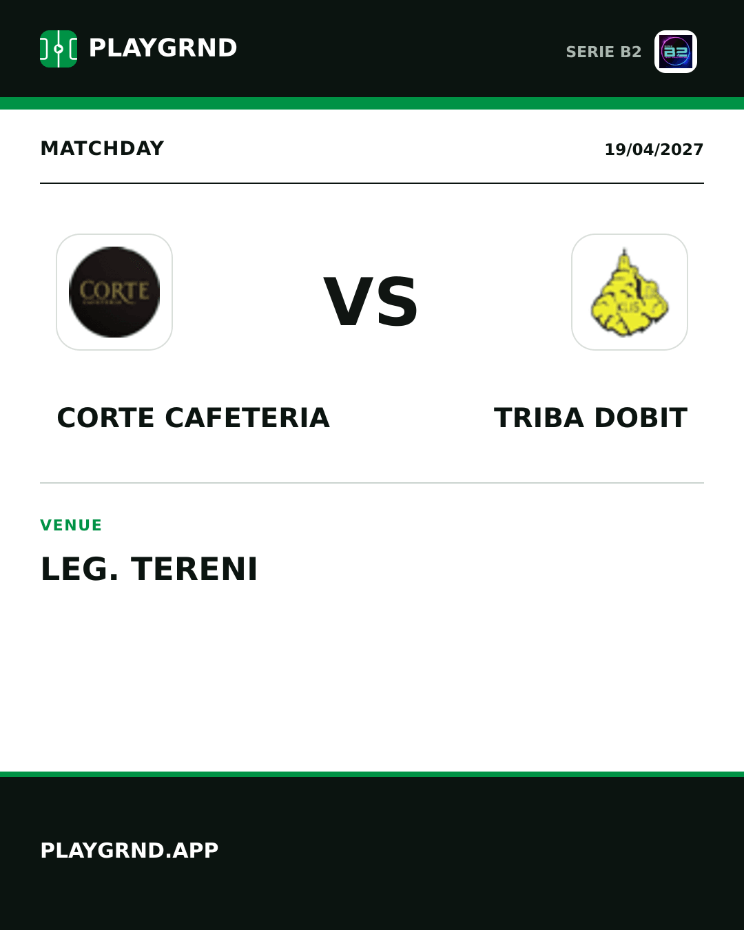 Instagram artwork: Corte Cafeteria vs Triba Dobit