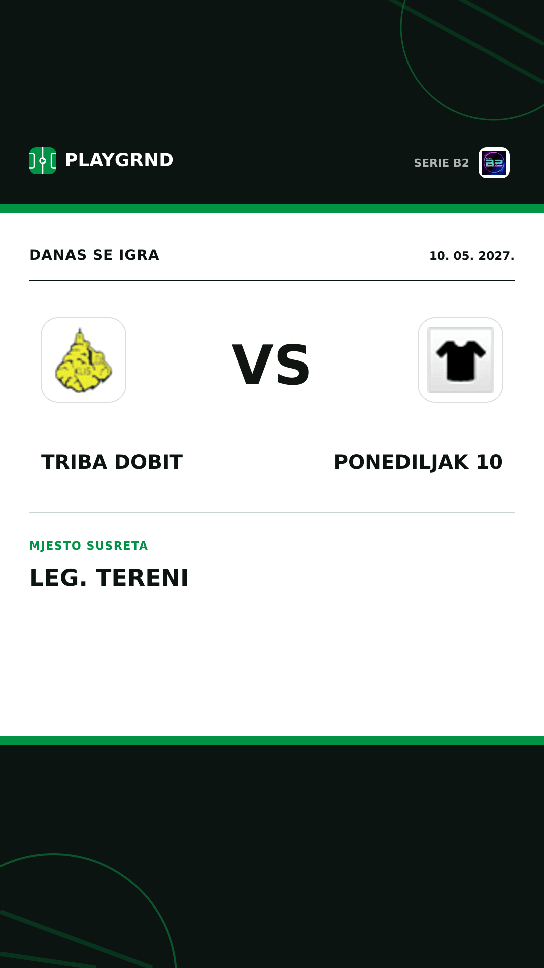 Instagram slika: Triba Dobit vs Ponediljak 10