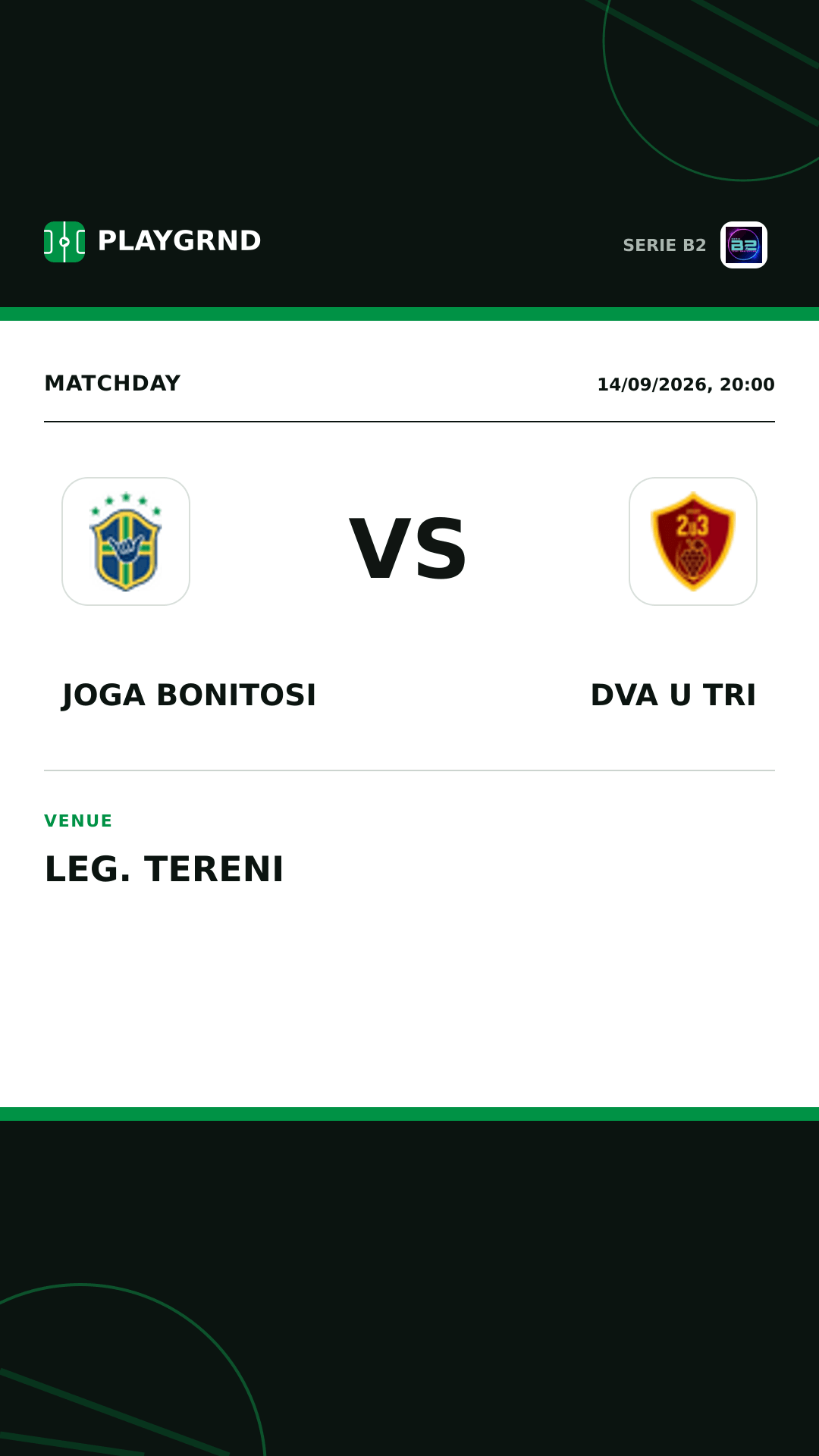 Instagram artwork: Joga Bonitosi vs Dva U Tri