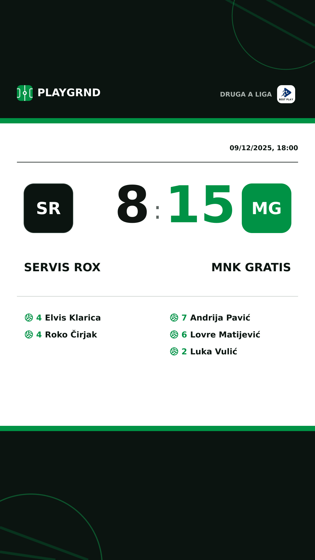 Instagram artwork: Servis Rox 8:15 MNK Gratis