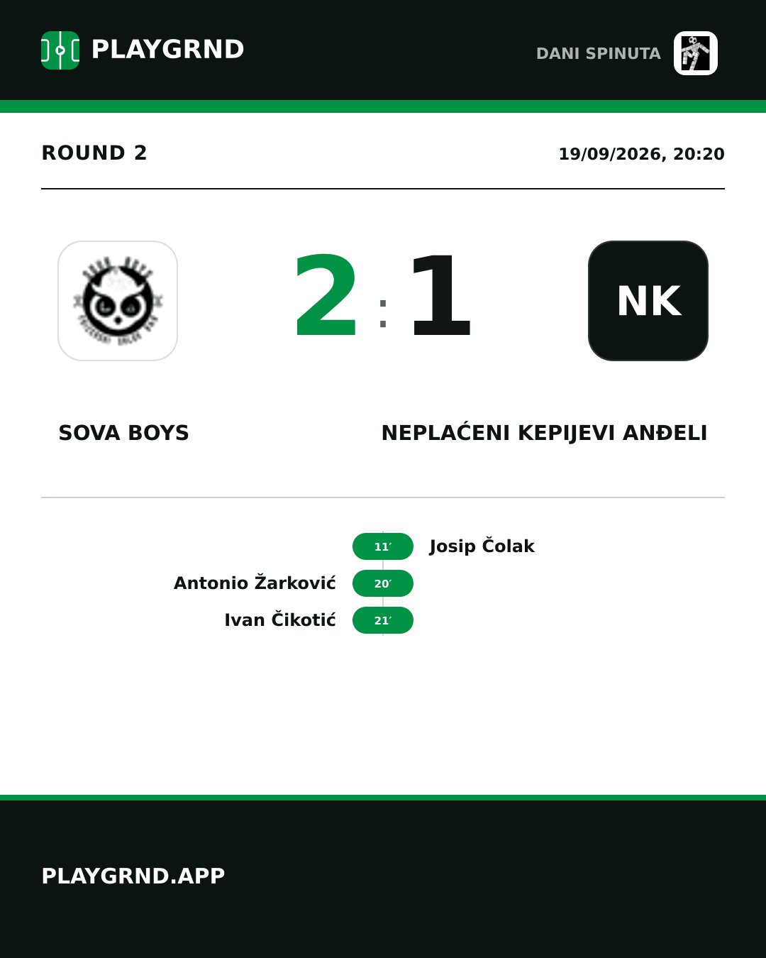 Instagram artwork: Sova Boys 2:1 Neplaćeni Kepijevi Anđeli