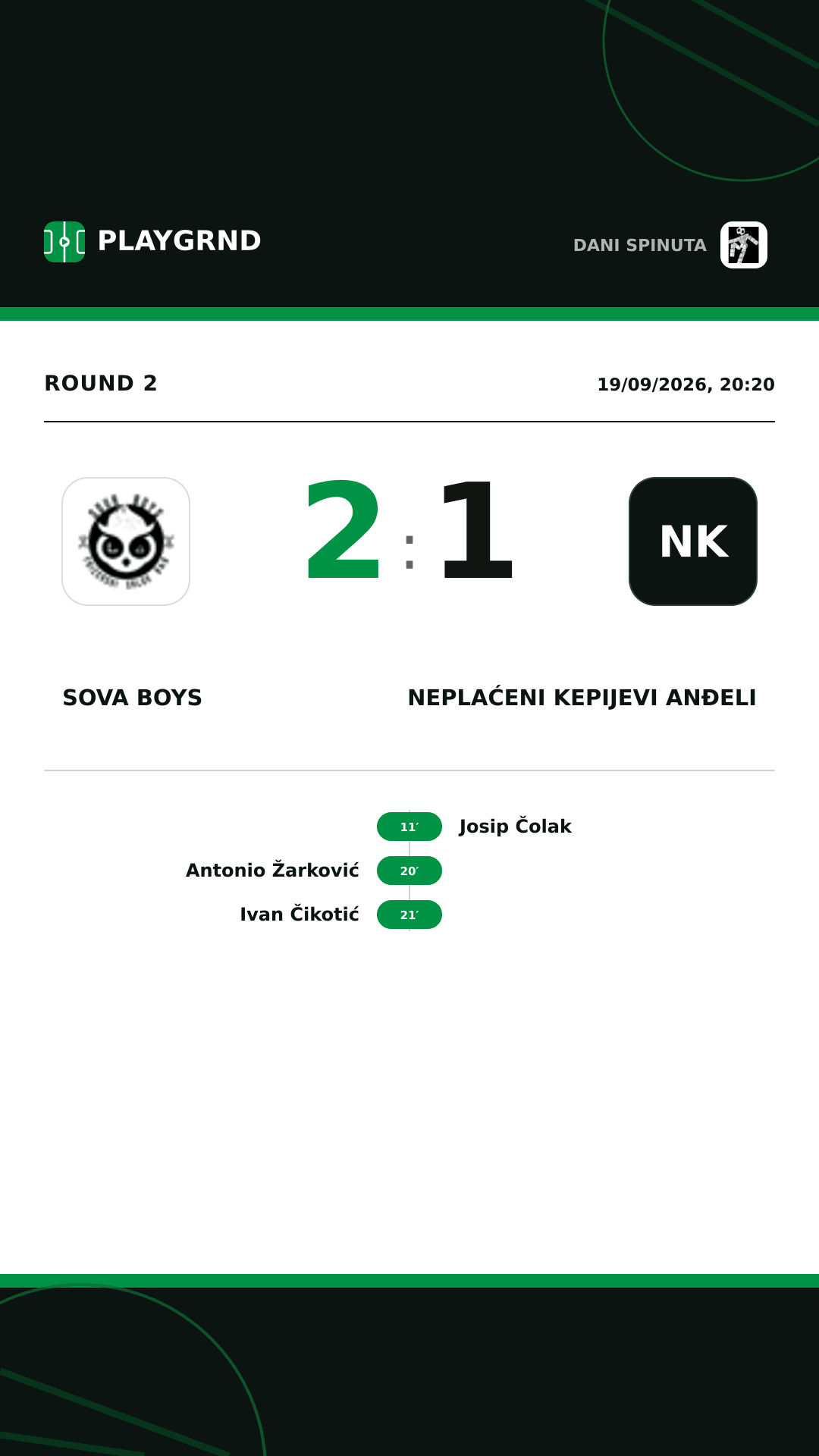 Instagram artwork: Sova Boys 2:1 Neplaćeni Kepijevi Anđeli