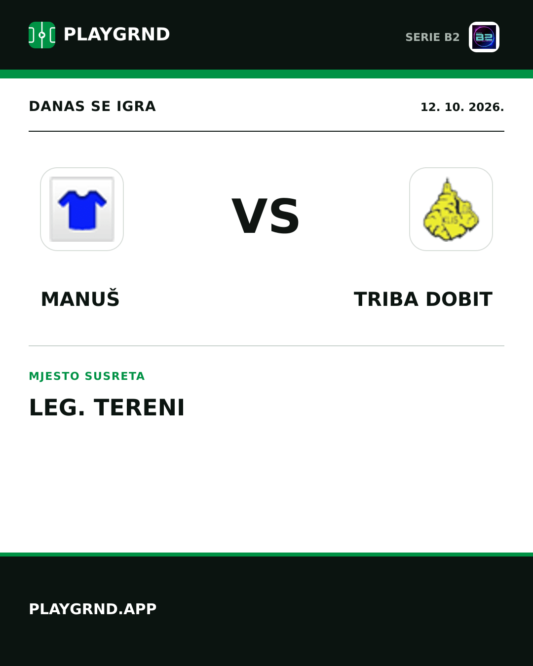 Instagram slika: Manuš vs Triba Dobit
