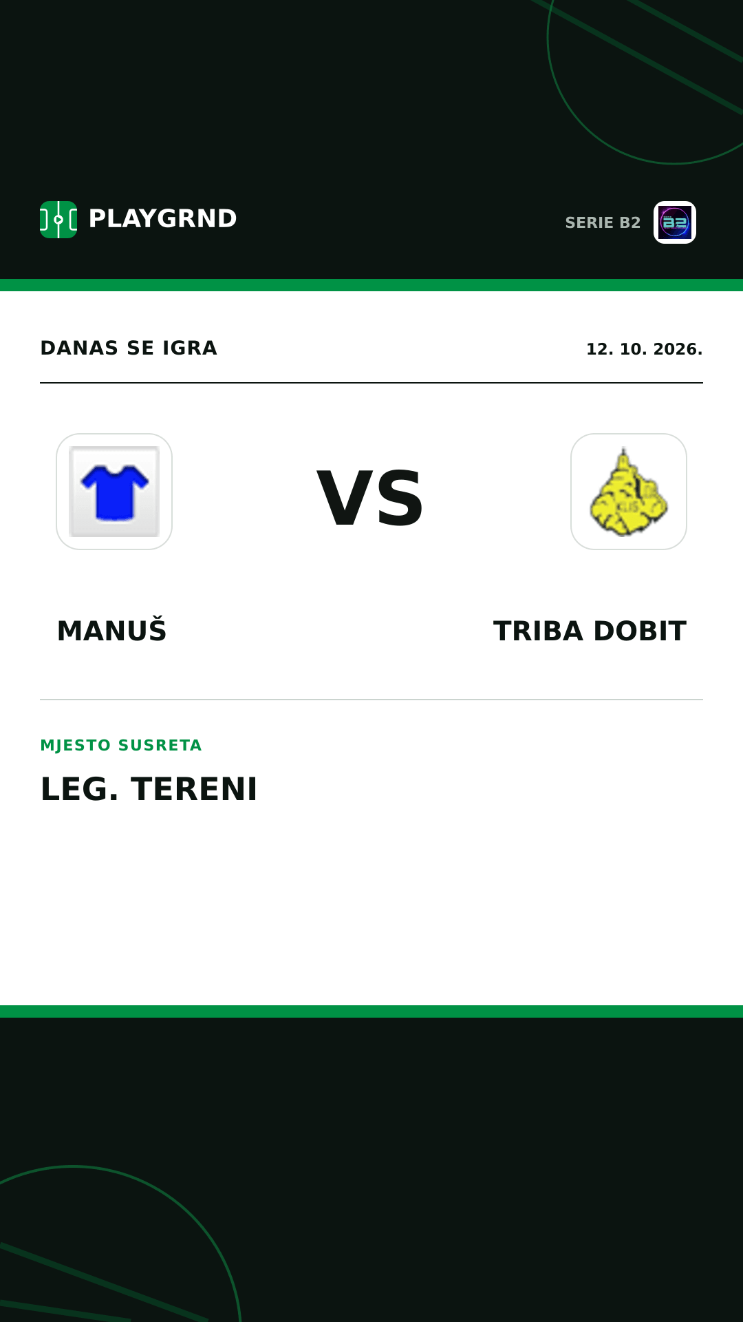 Instagram slika: Manuš vs Triba Dobit