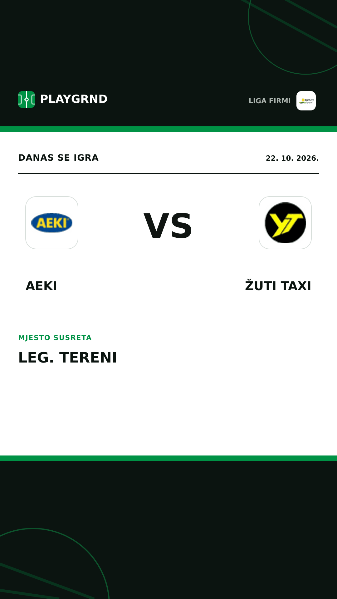 Instagram slika: AEKI vs Žuti Taxi