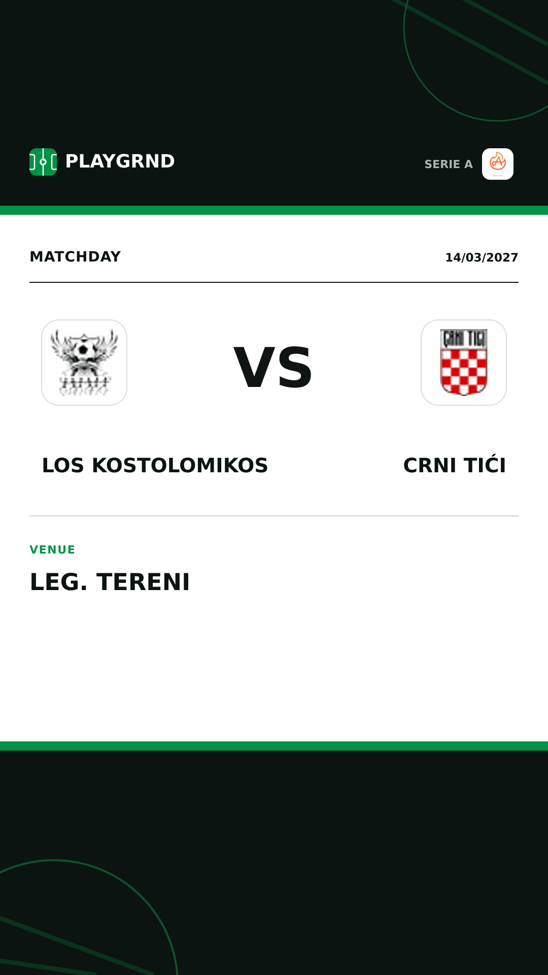 Instagram artwork: Los Kostolomikos vs Crni Tići