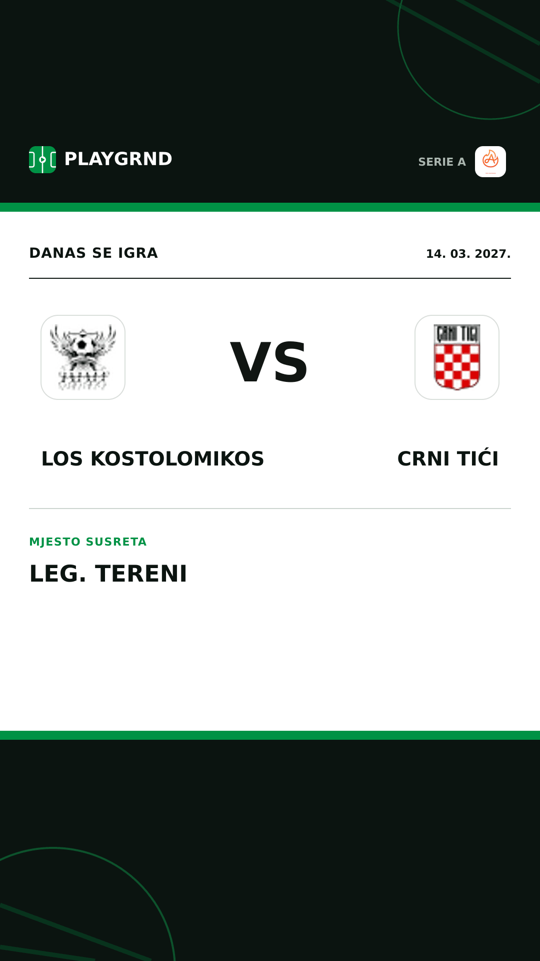 Instagram slika: Los Kostolomikos vs Crni Tići