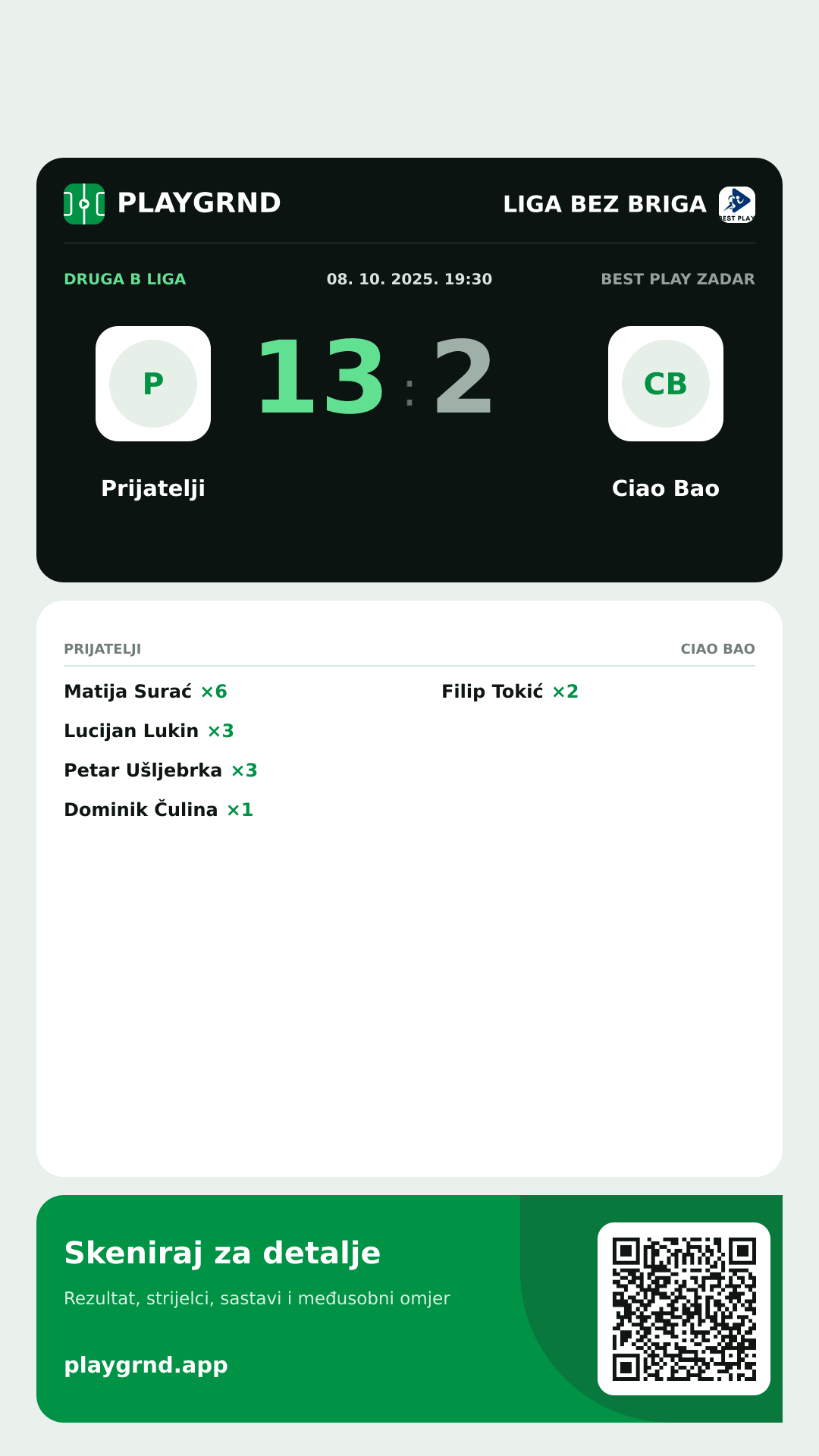 Story slika: Prijatelji 13:2 Ciao Bao