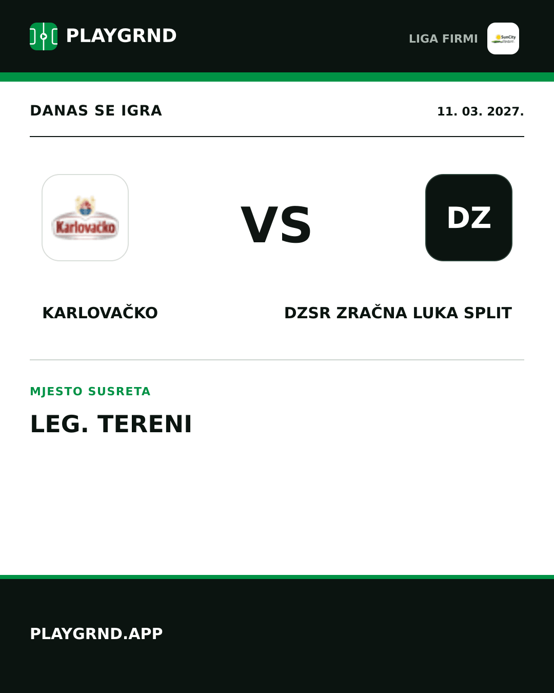 Instagram slika: Karlovačko vs DZSR Zračna Luka Split