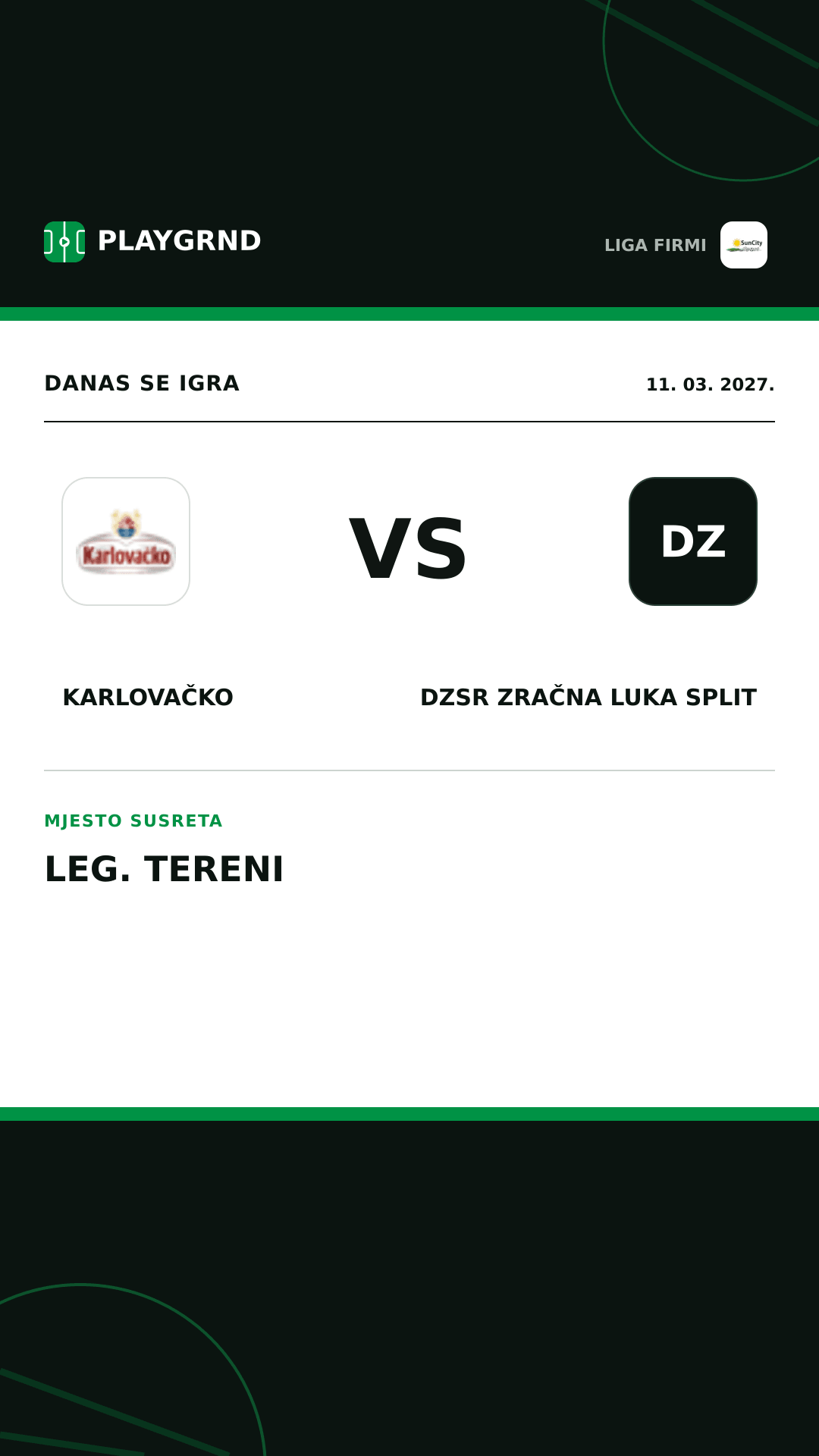 Instagram slika: Karlovačko vs DZSR Zračna Luka Split
