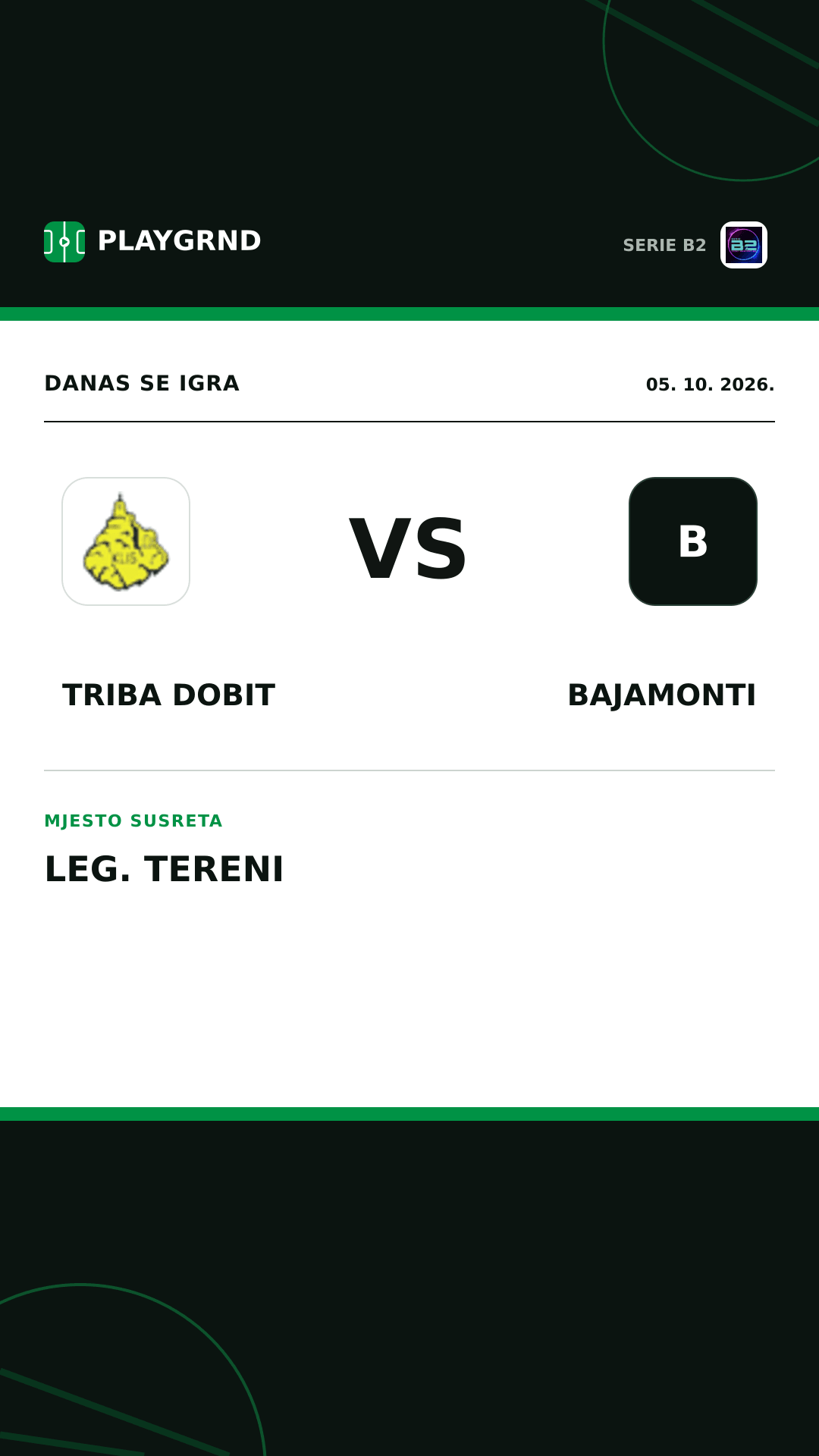 Instagram slika: Triba Dobit vs Bajamonti