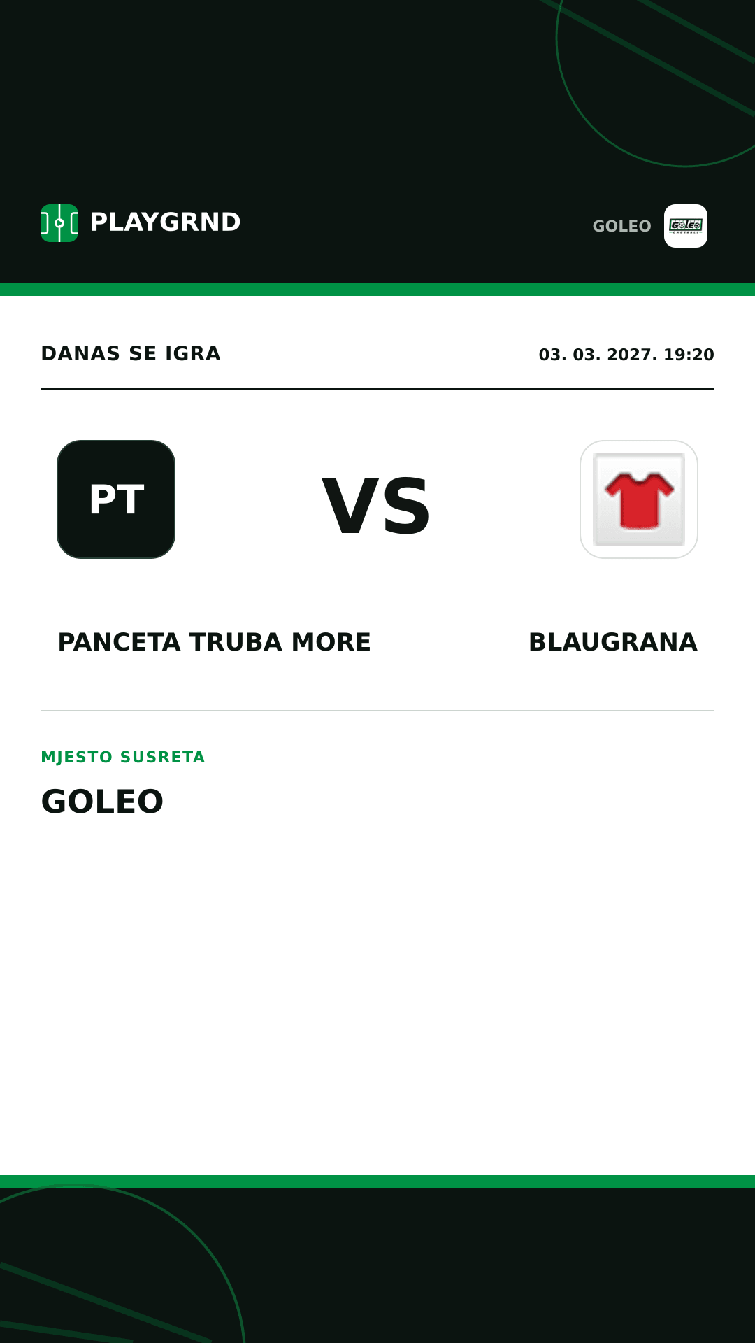 Instagram slika: Panceta truba more vs Blaugrana