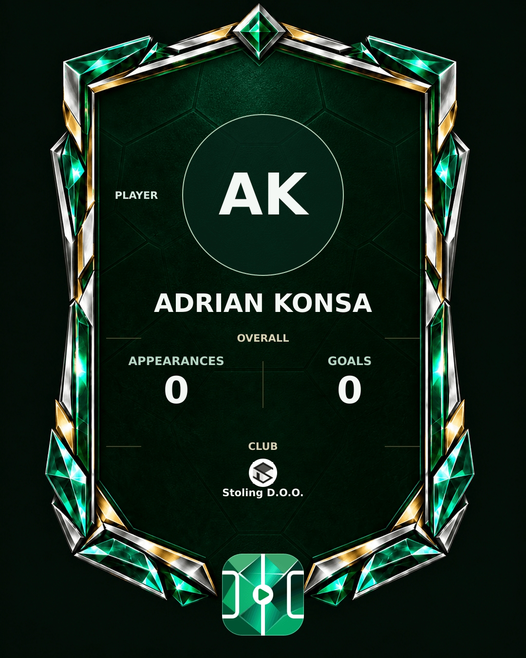 Adrian Konsa's PLAYGRND profile graphic