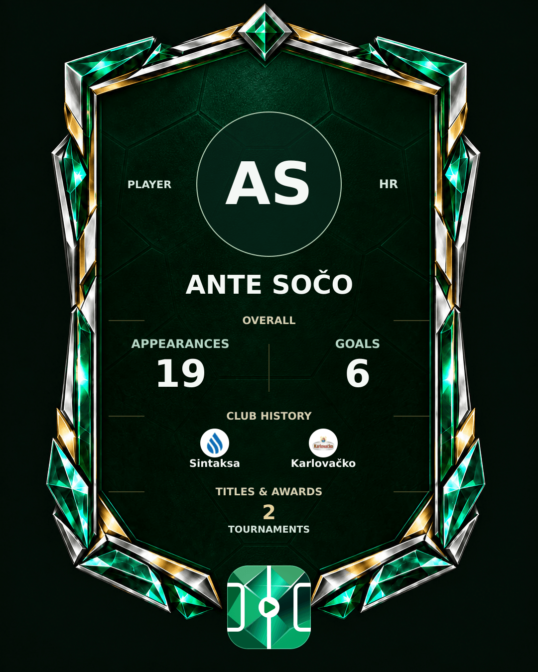 Ante Sočo's PLAYGRND profile graphic