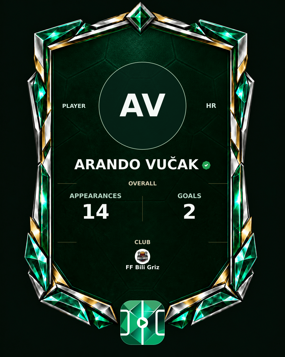 Arando Vučak's PLAYGRND profile graphic
