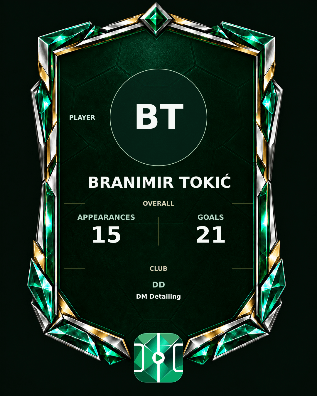 Branimir Tokić's PLAYGRND profile graphic