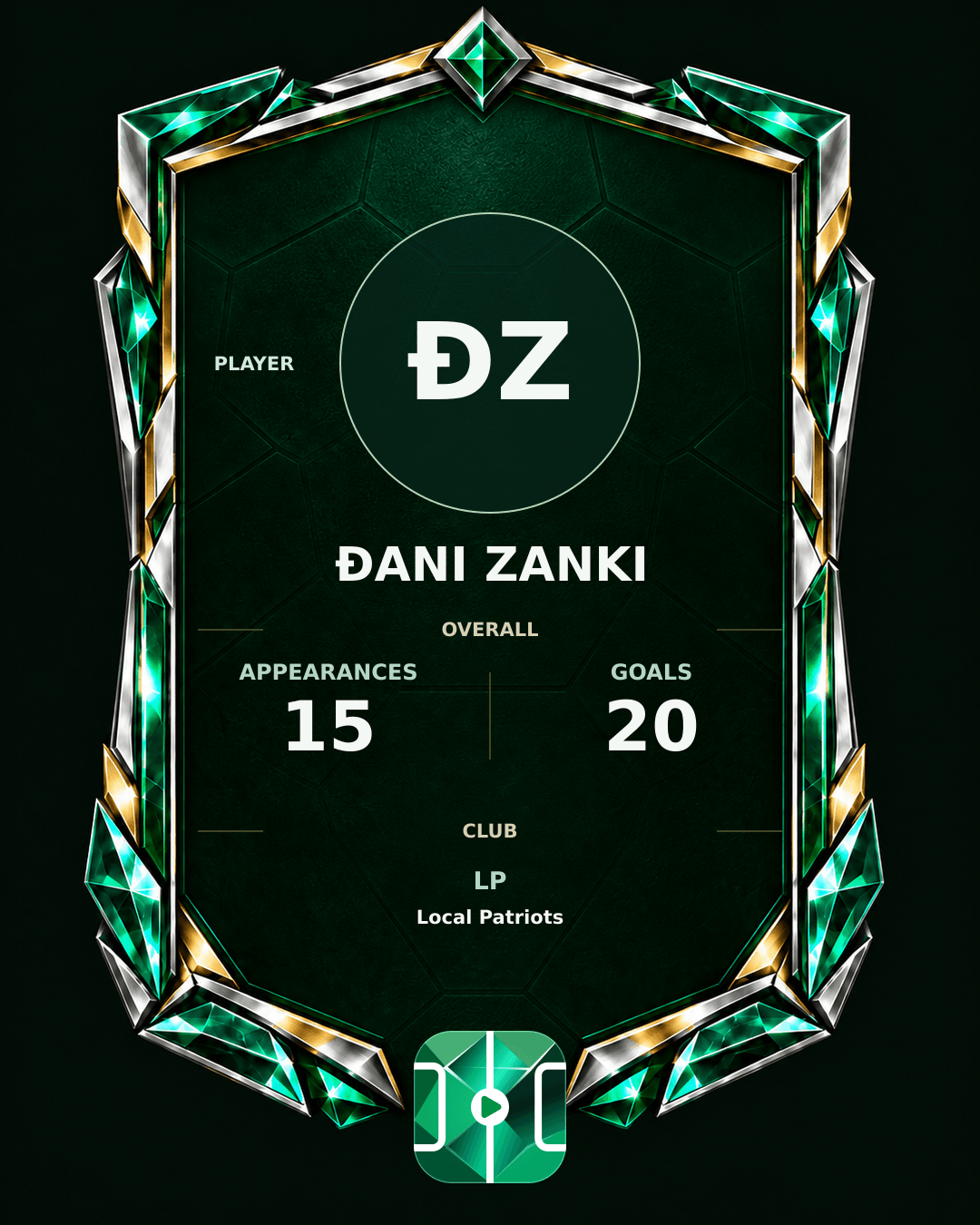 Ðani Zanki's PLAYGRND profile graphic