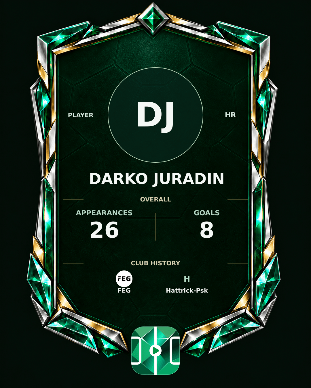 Darko Juradin's PLAYGRND profile graphic