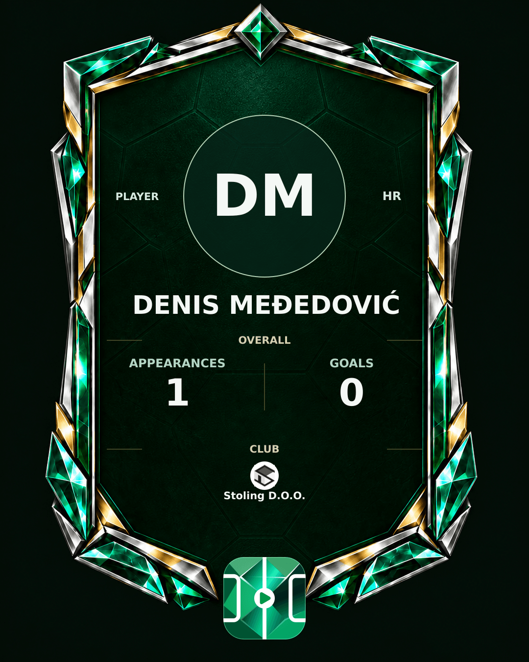 Denis Međedović's PLAYGRND profile graphic
