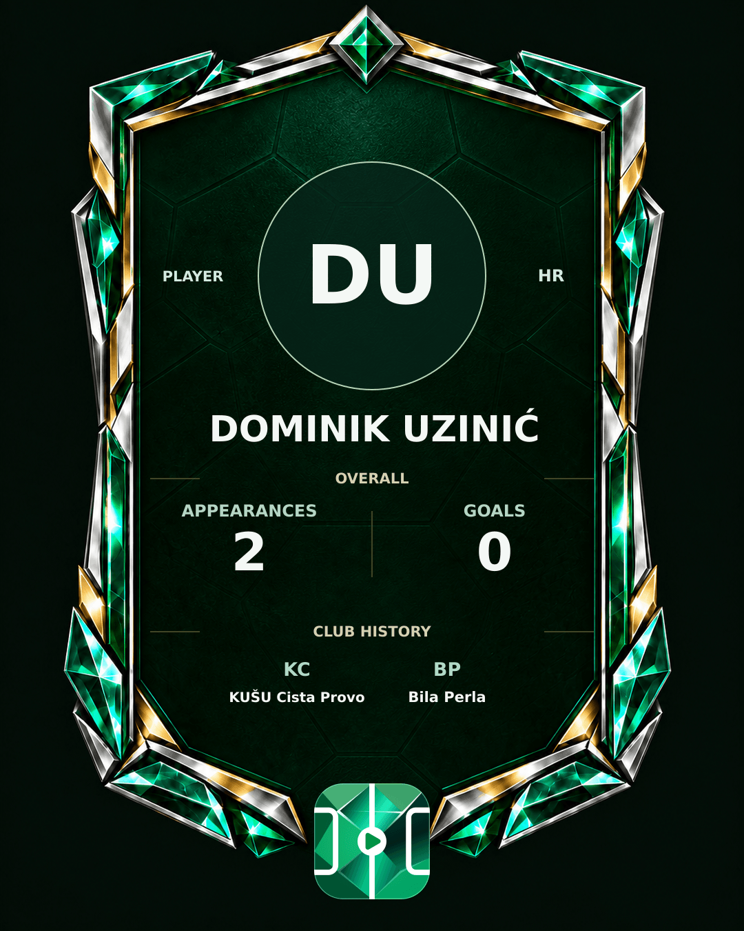 Dominik Uzinić's PLAYGRND profile graphic