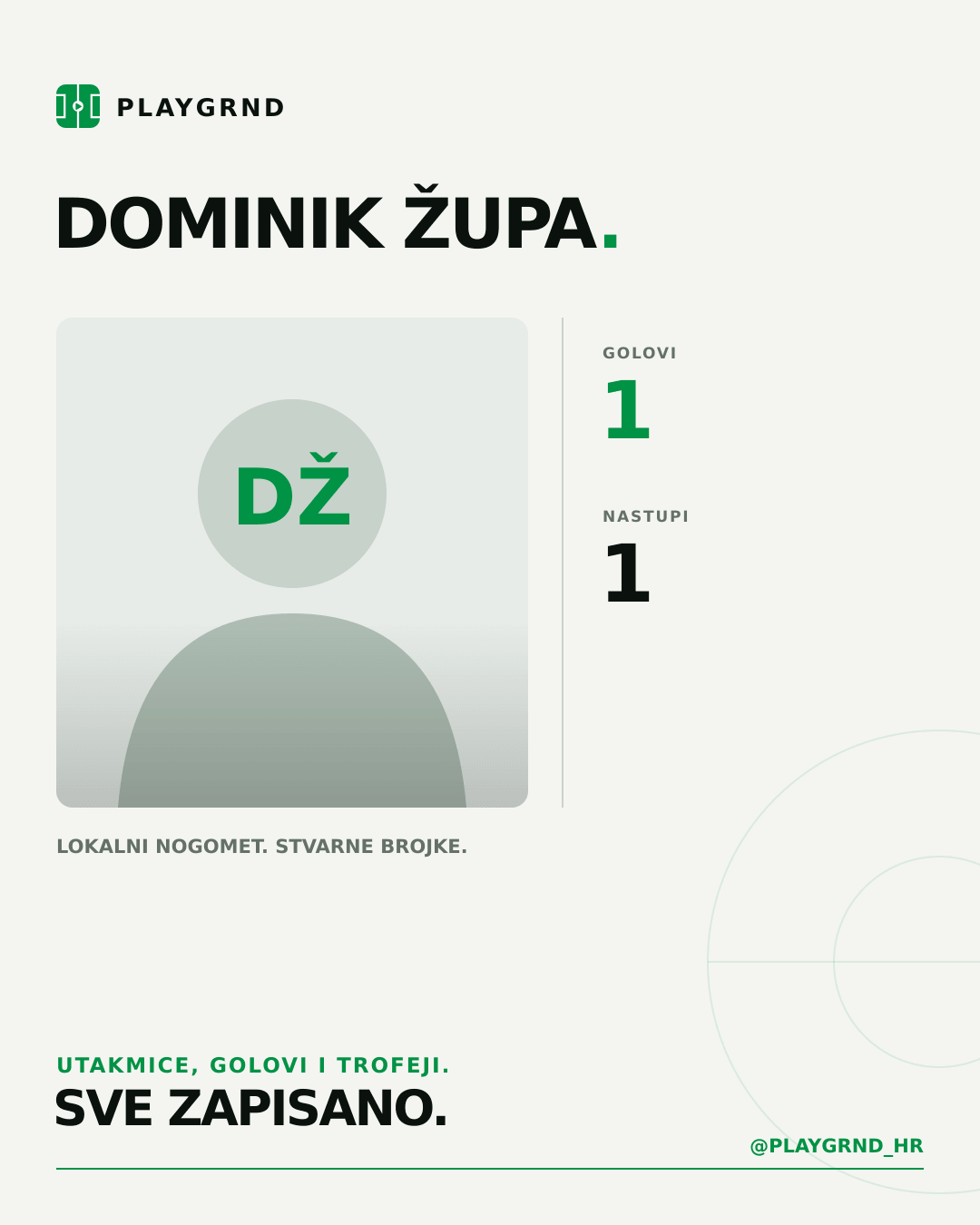 PLAYGRND grafika profila Dominik Župa
