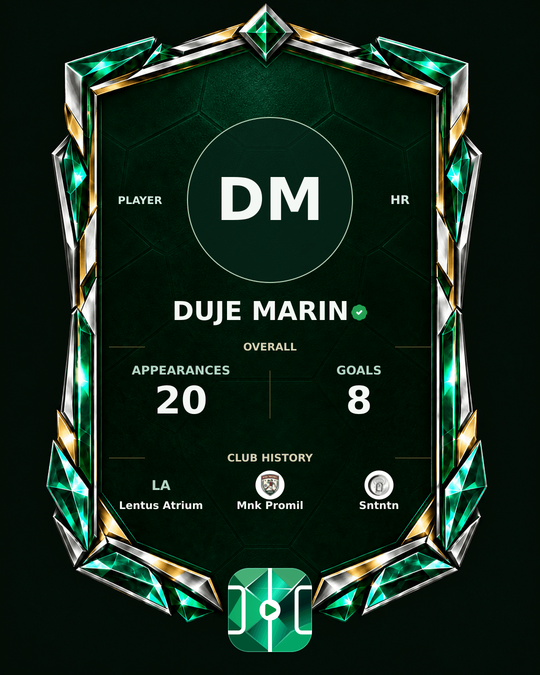 Duje Marin's PLAYGRND profile graphic