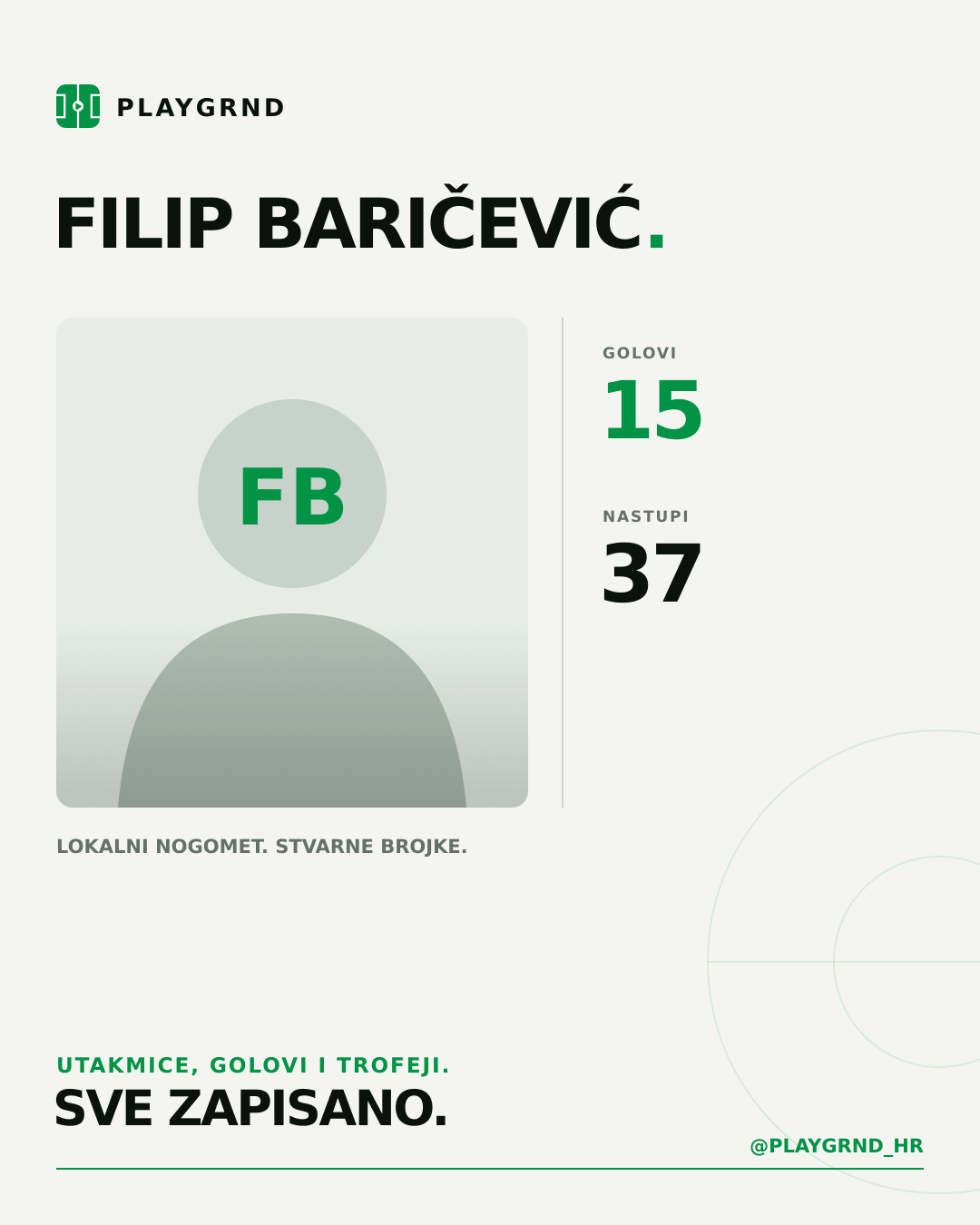 PLAYGRND grafika profila Filip Baričević