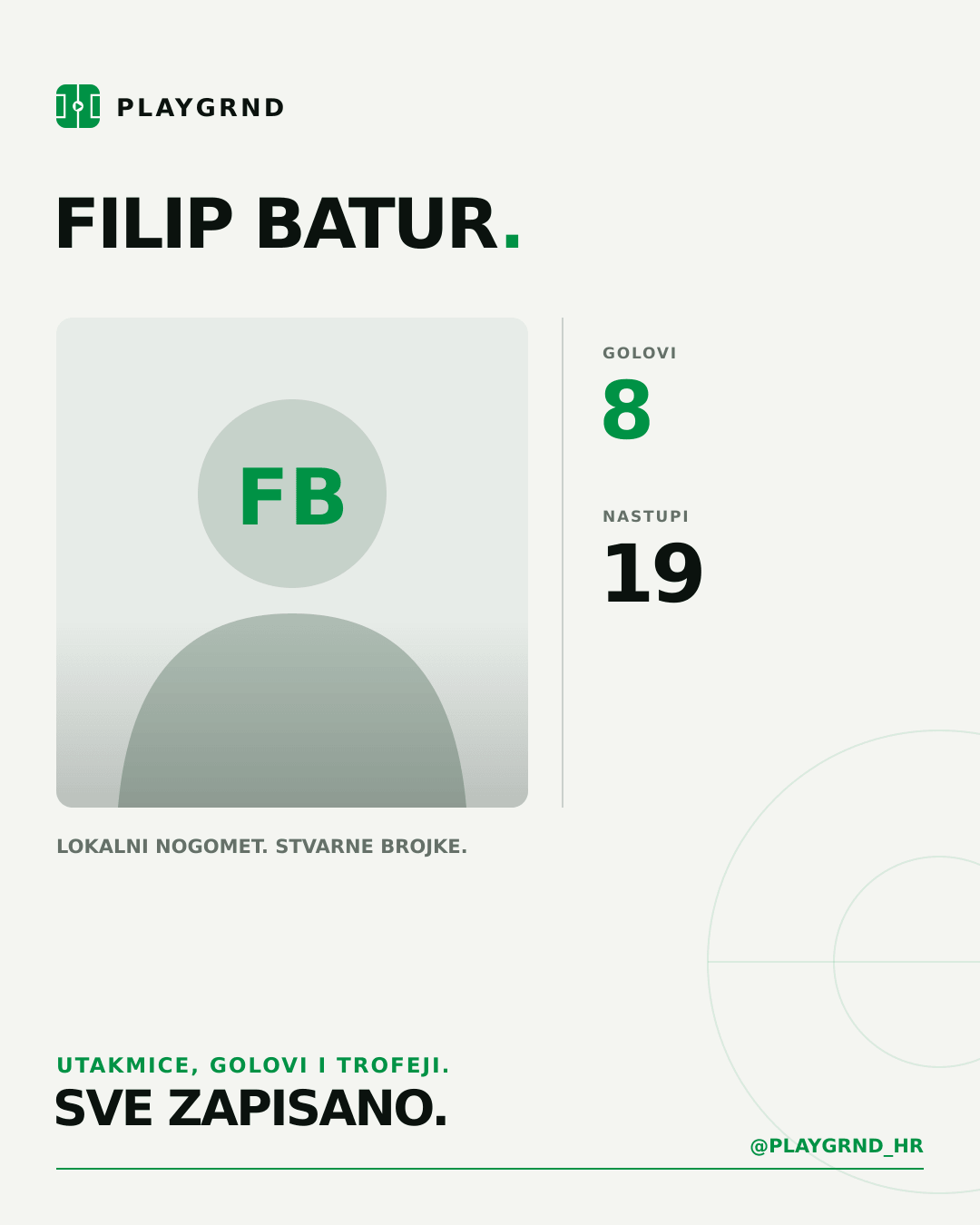 PLAYGRND grafika profila Filip Batur