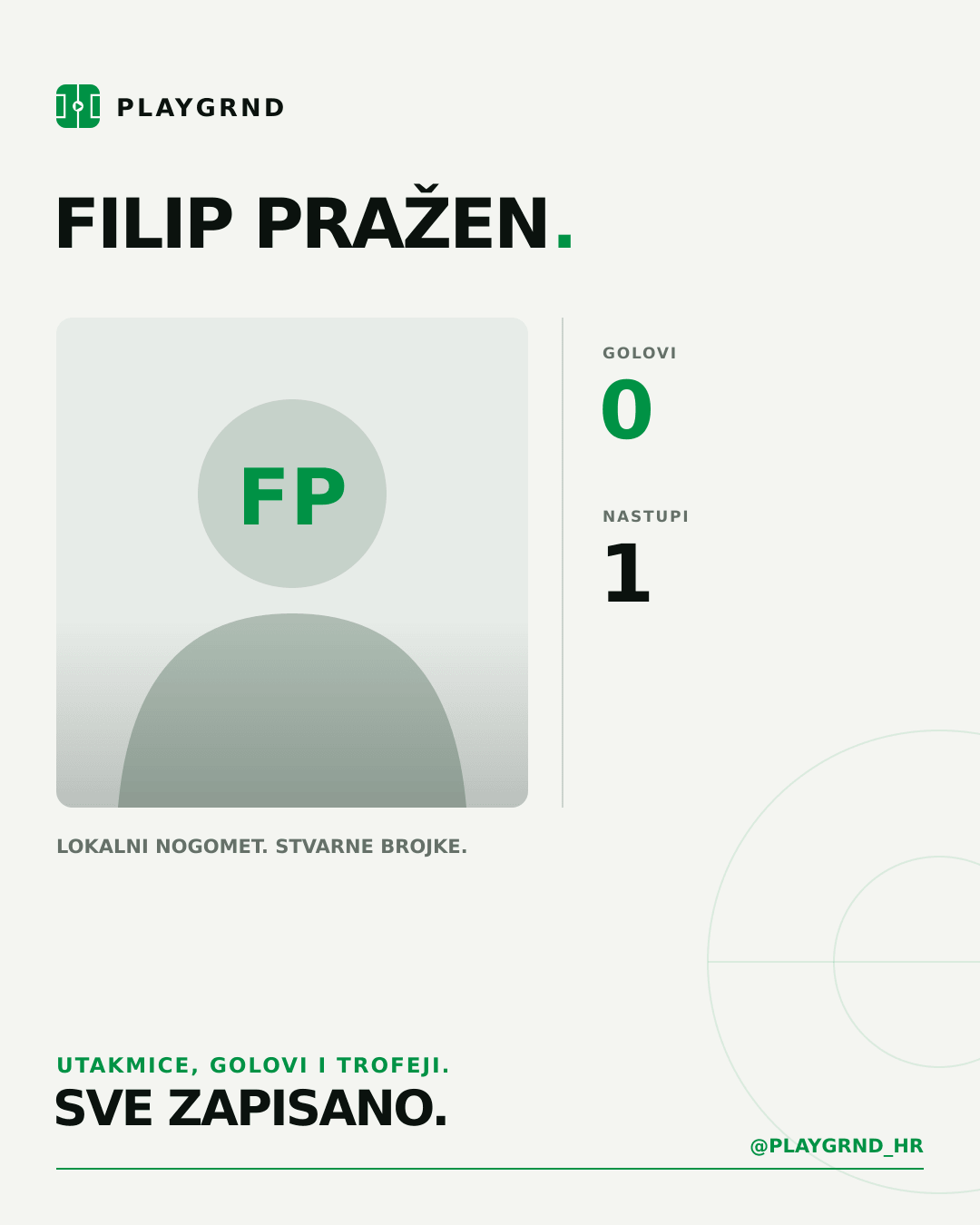 PLAYGRND grafika profila Filip Pražen