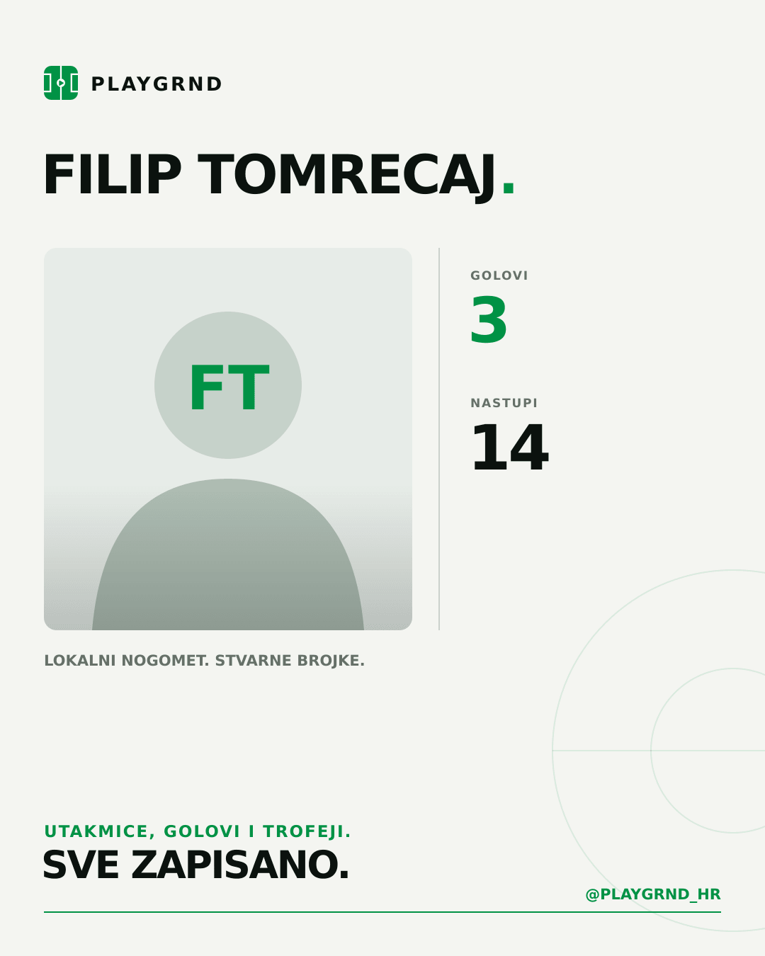 PLAYGRND grafika profila Filip Tomrecaj
