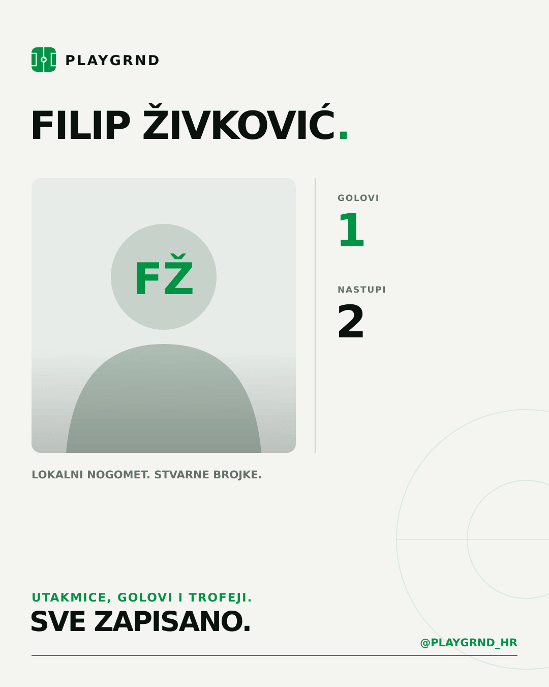 PLAYGRND grafika profila Filip Živković