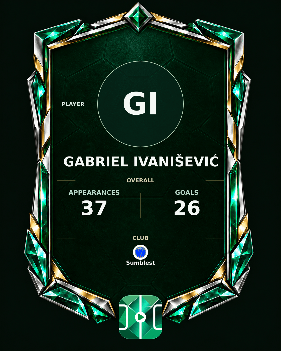 Gabriel Ivanišević's PLAYGRND profile graphic