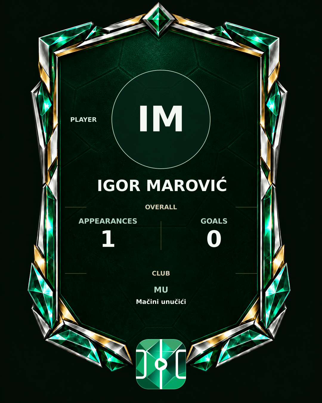 Igor Marović's PLAYGRND profile graphic