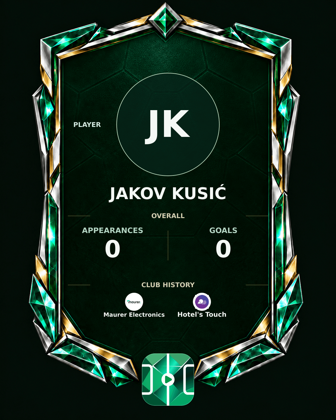 Jakov Kusić's PLAYGRND profile graphic