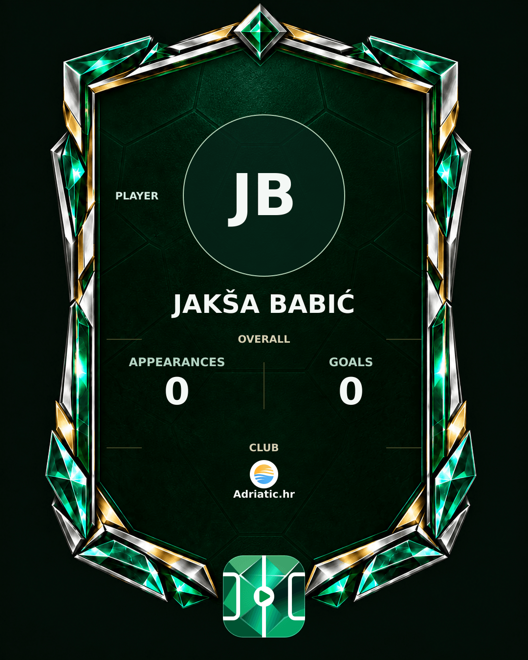 Jakša Babić's PLAYGRND profile graphic