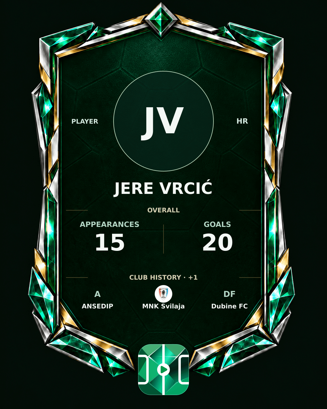 Jere Vrcić's PLAYGRND profile graphic