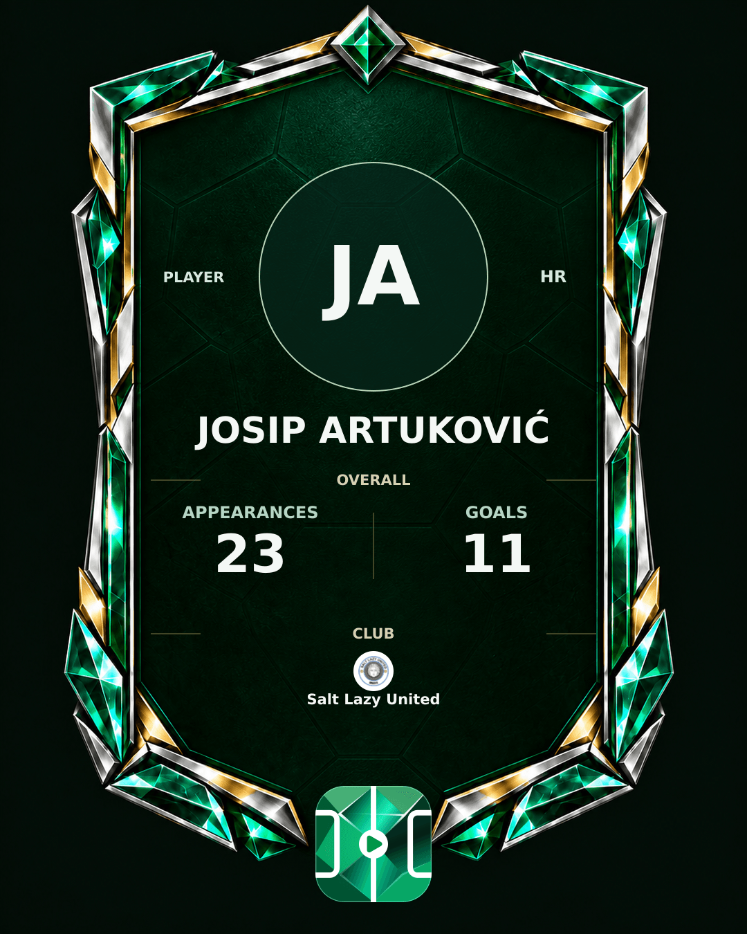 Josip Artuković's PLAYGRND profile graphic