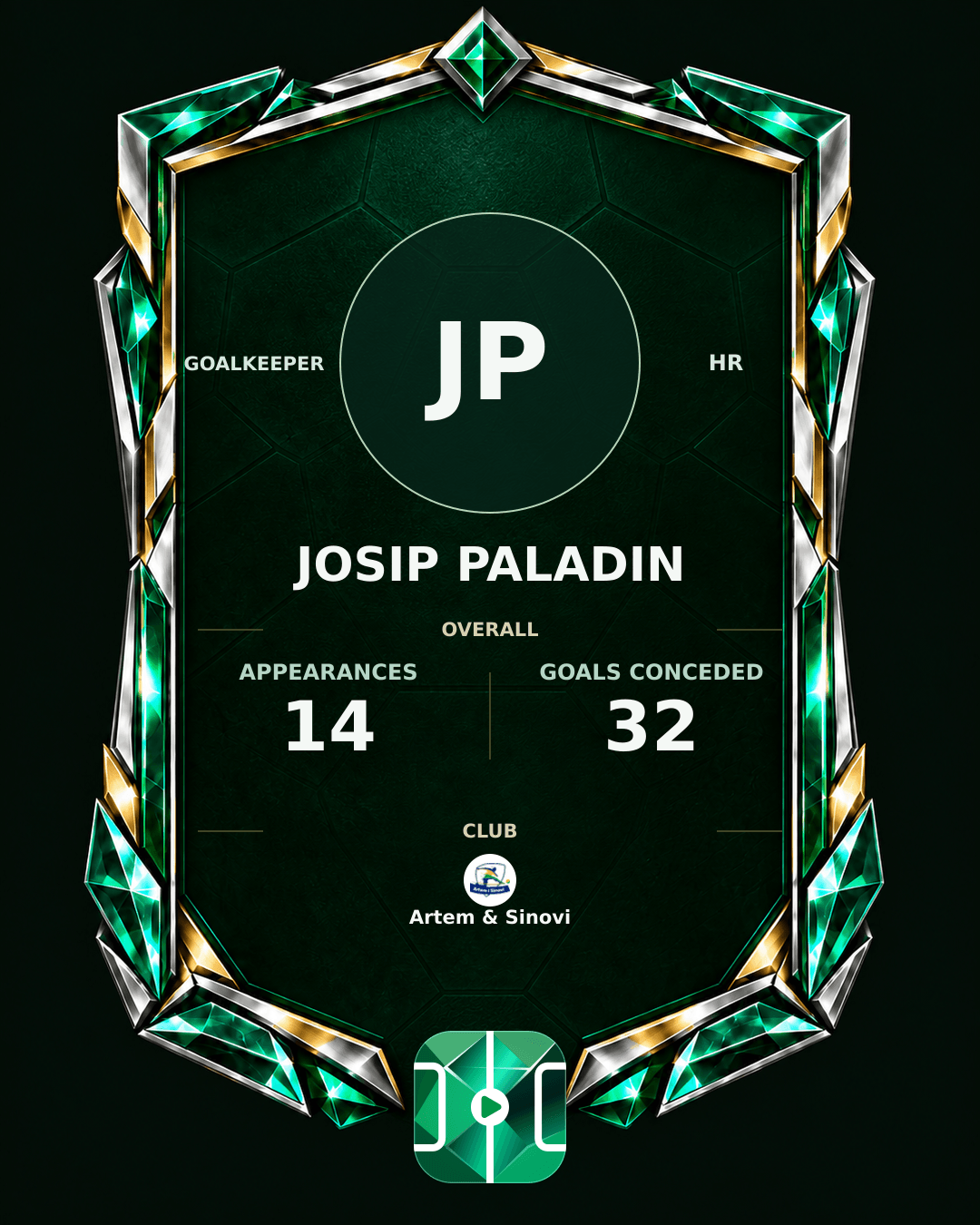 Josip Paladin's PLAYGRND profile graphic